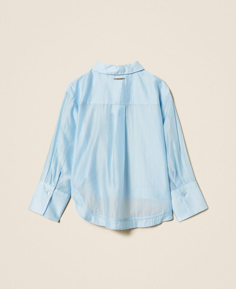 Camicia over in voile