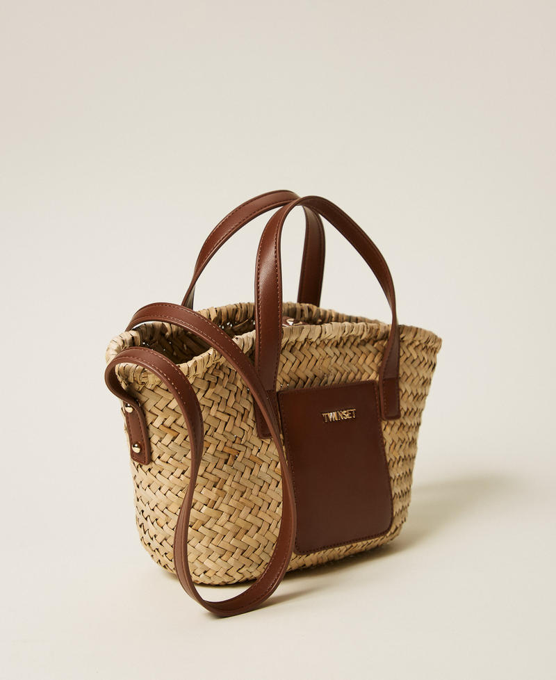 Borsa shopper in paglia