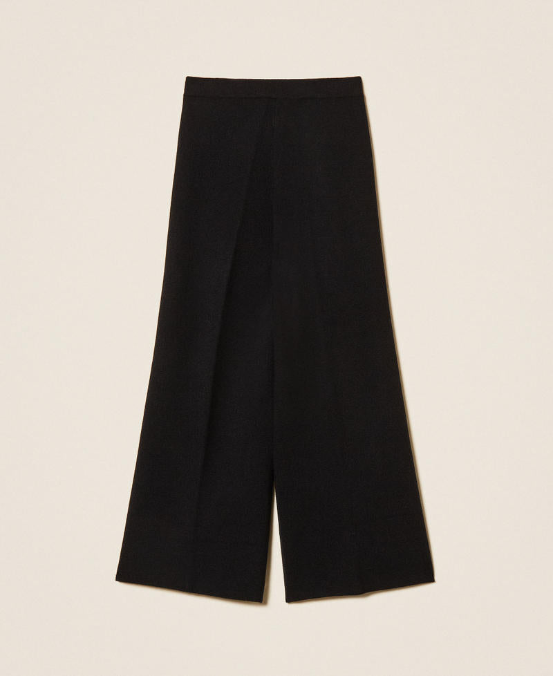 Pantaloni in maglia con bottoni