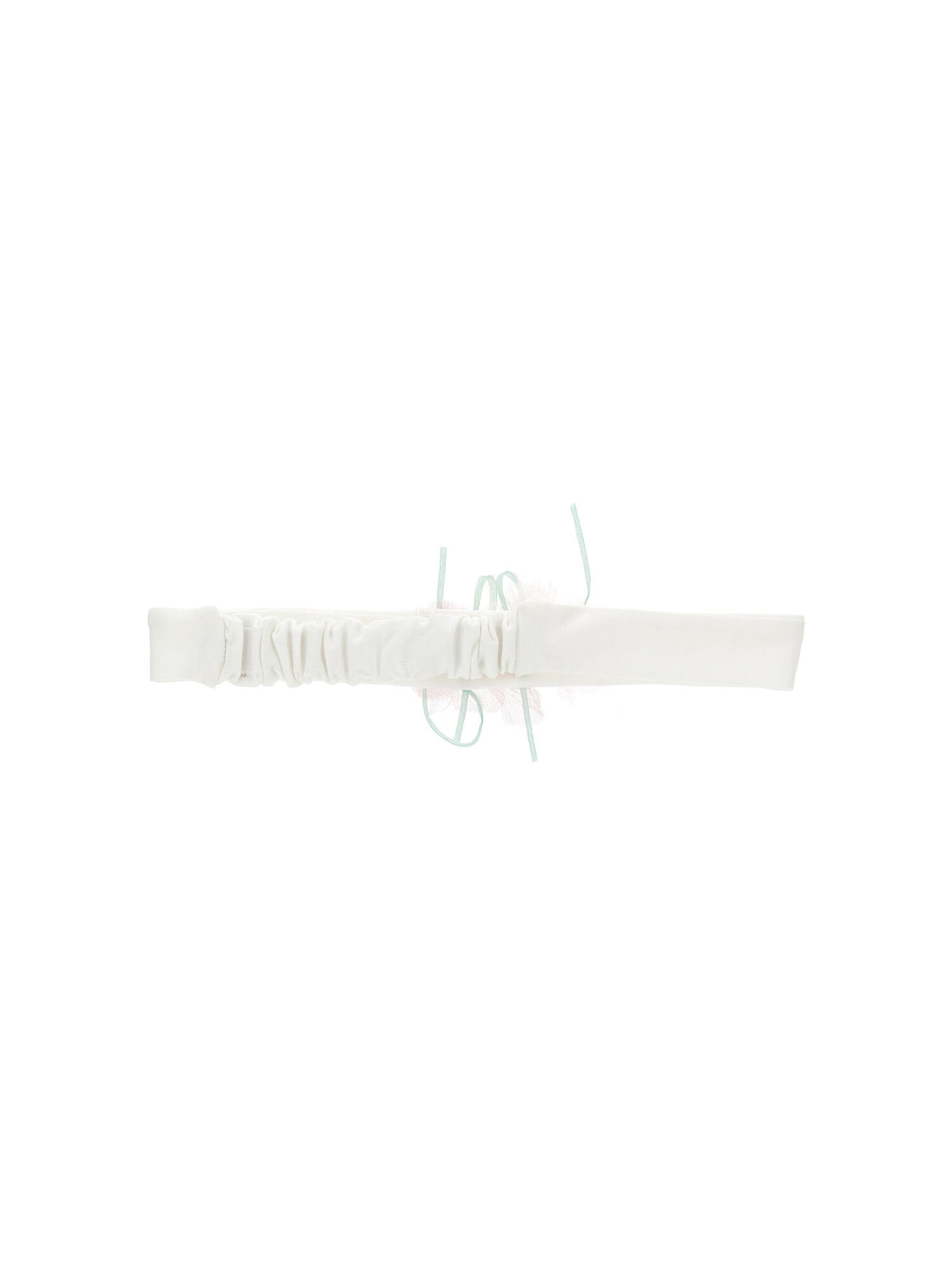 Fascia con fiore tulle