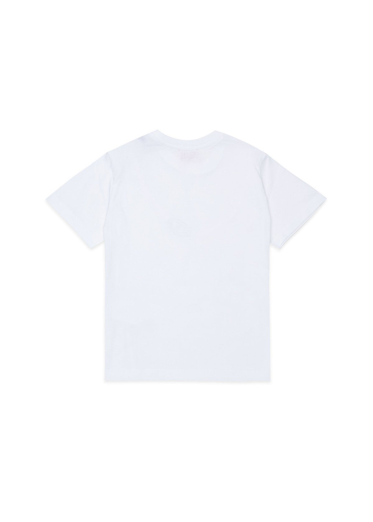 T-shirt con stampa collana e logo glitter per ragazza