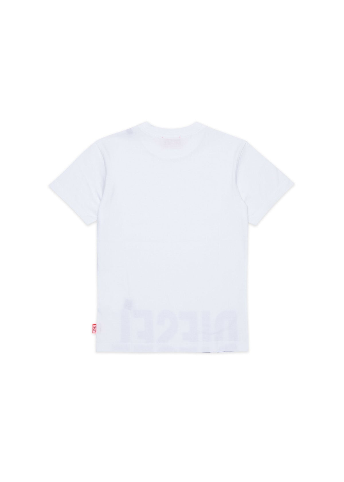 T-shirt regular fit con maxi logo sul fondo per ragazzo