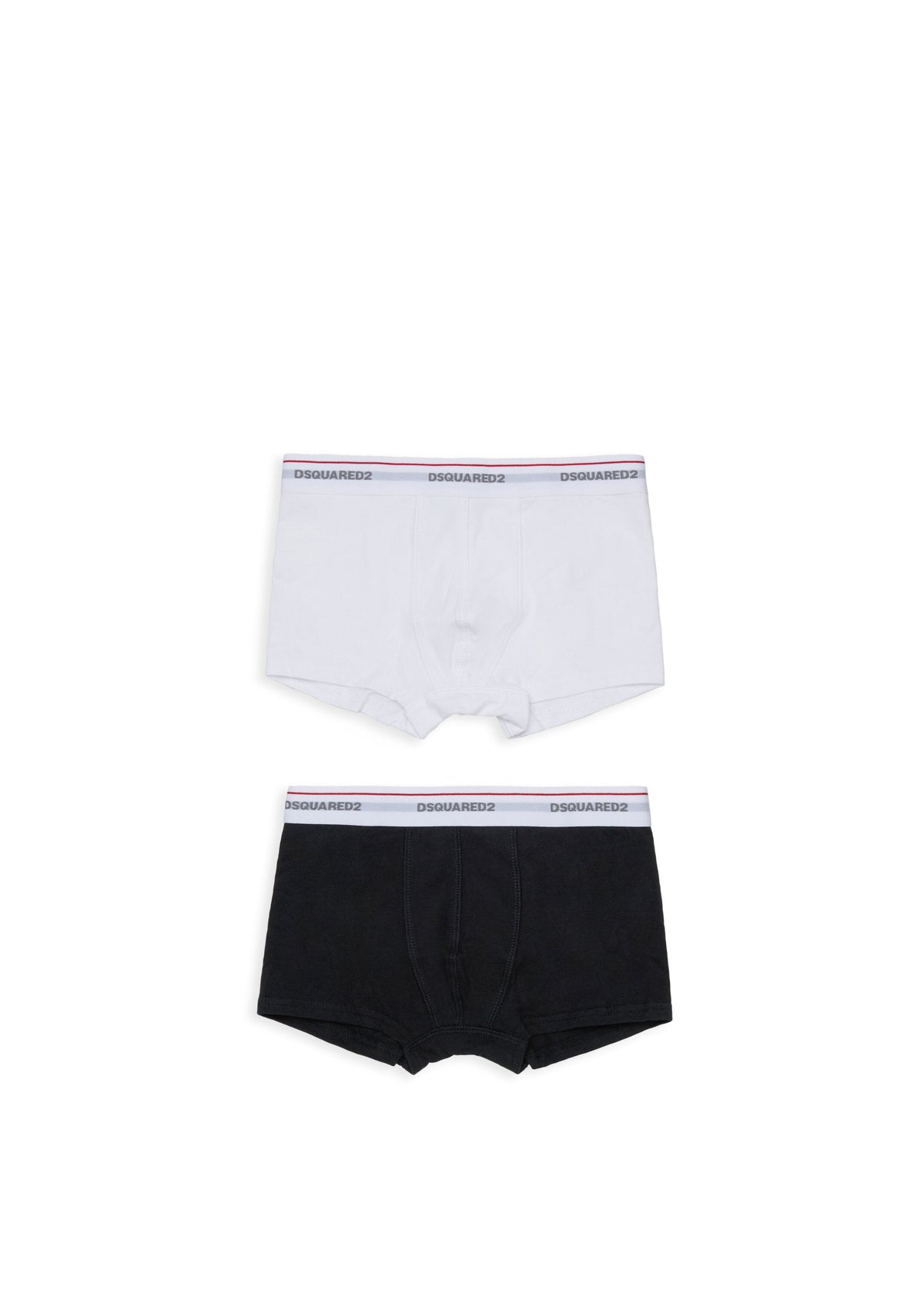 Set di due boxer con elastico logato per ragazzo