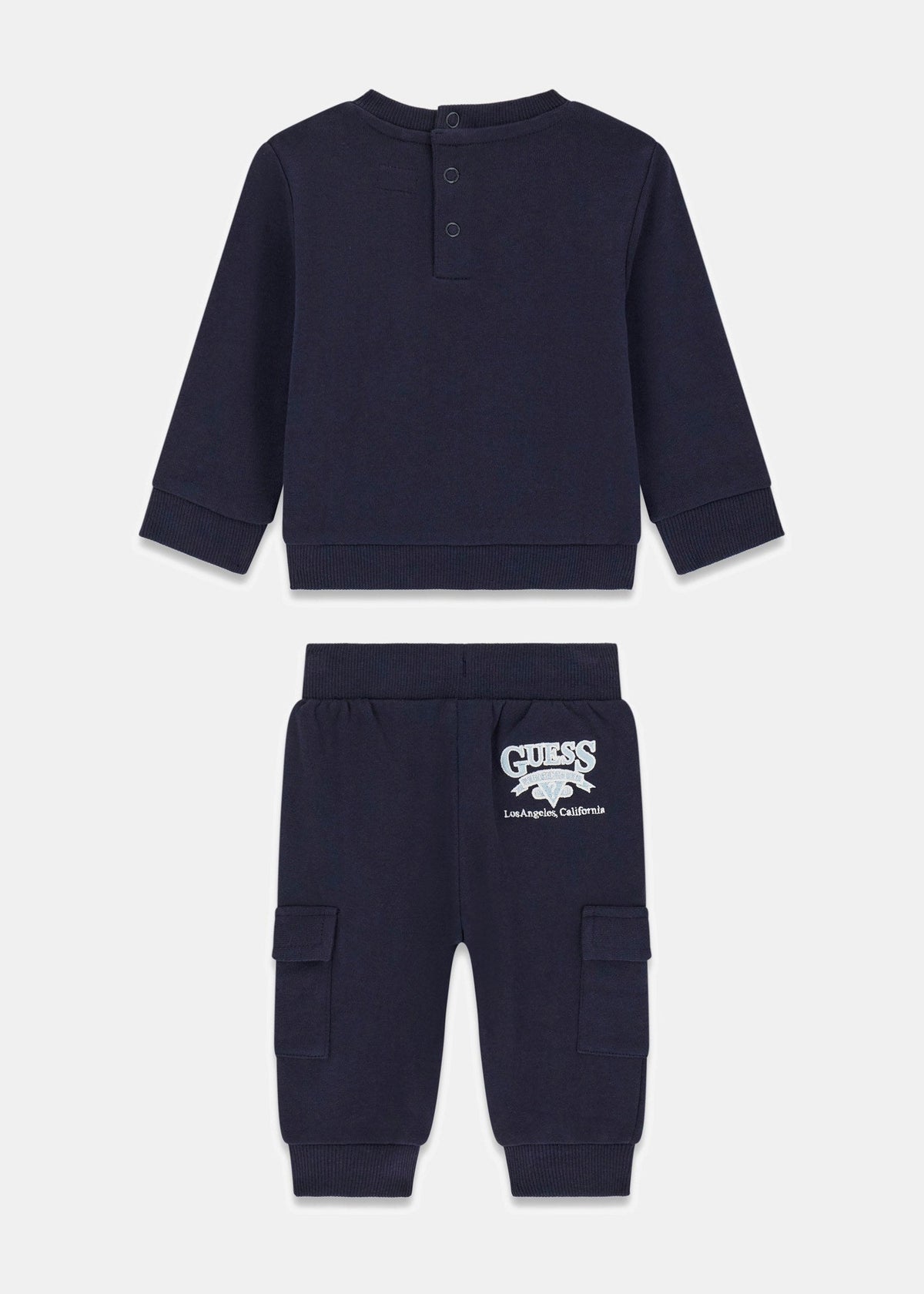 Set felpa e pantaloni con logo stampato