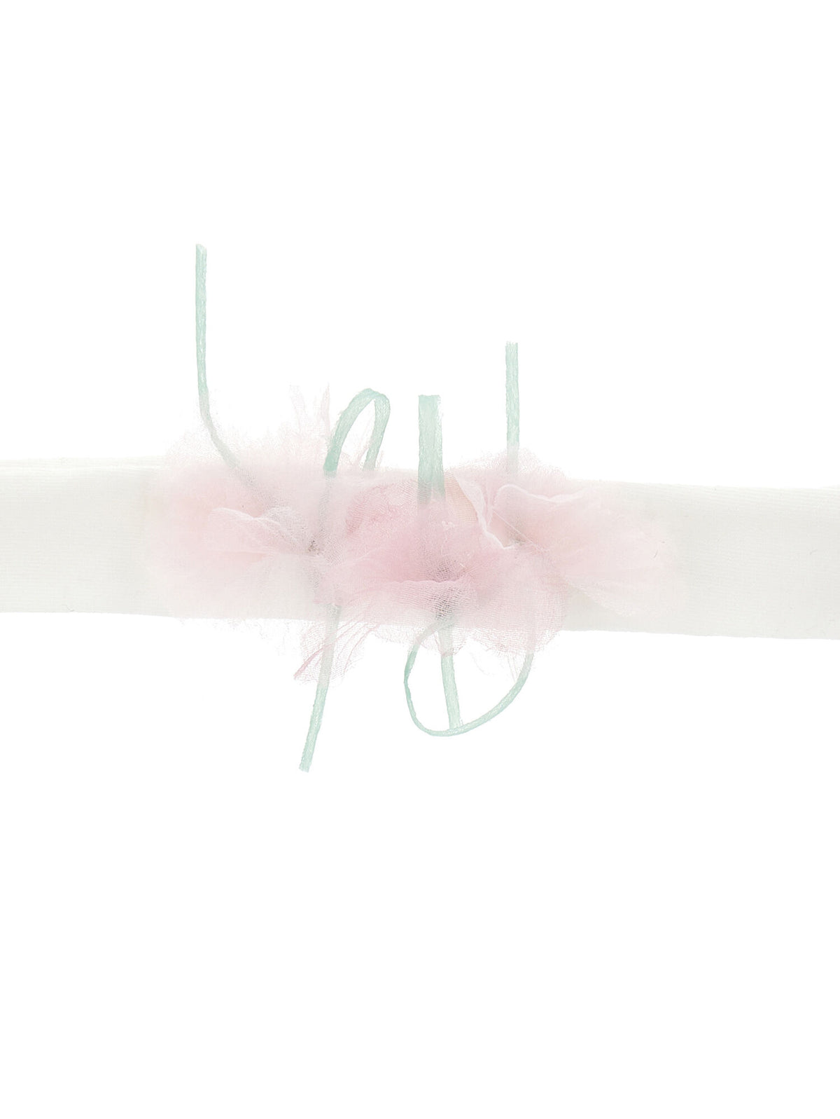 Fascia con fiore tulle