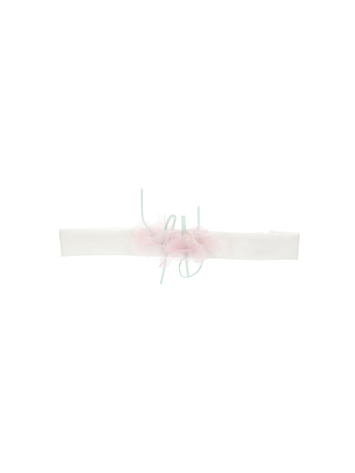 Fascia con fiore tulle