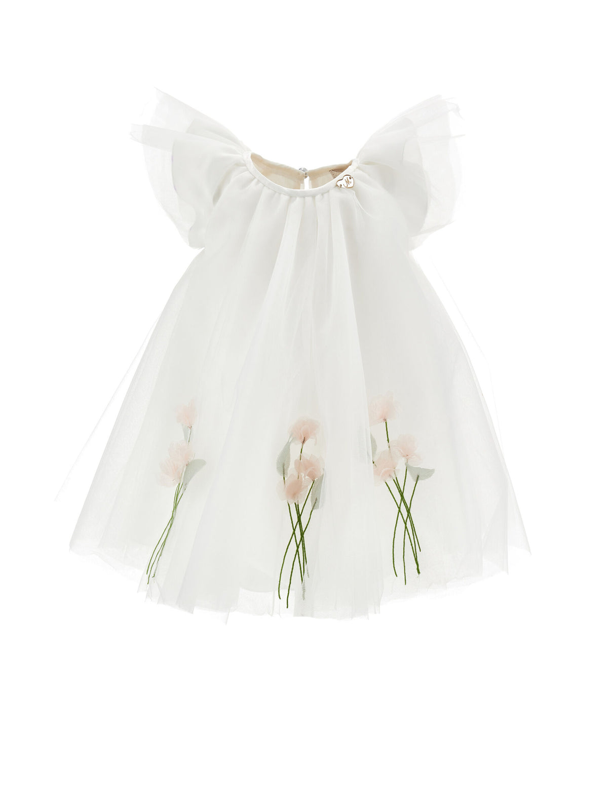 Abito Tulle con Fiori