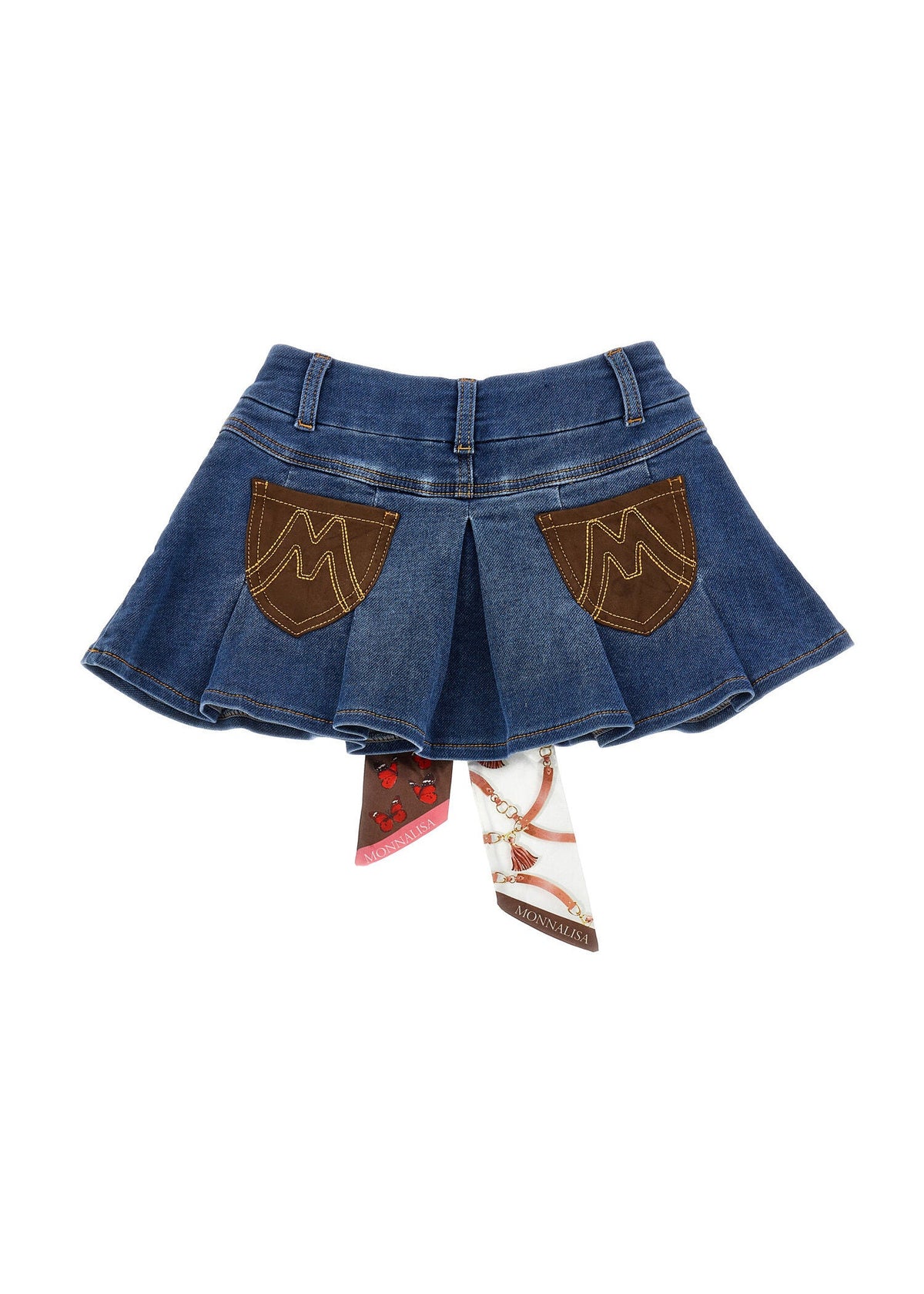Minigonna Selleria Denim Fiocco
