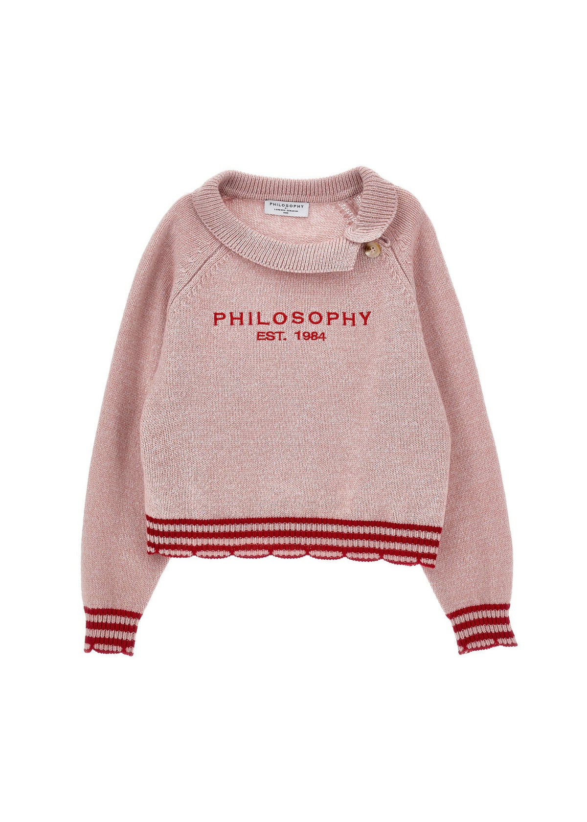 Pullover Strisce e Bottoni