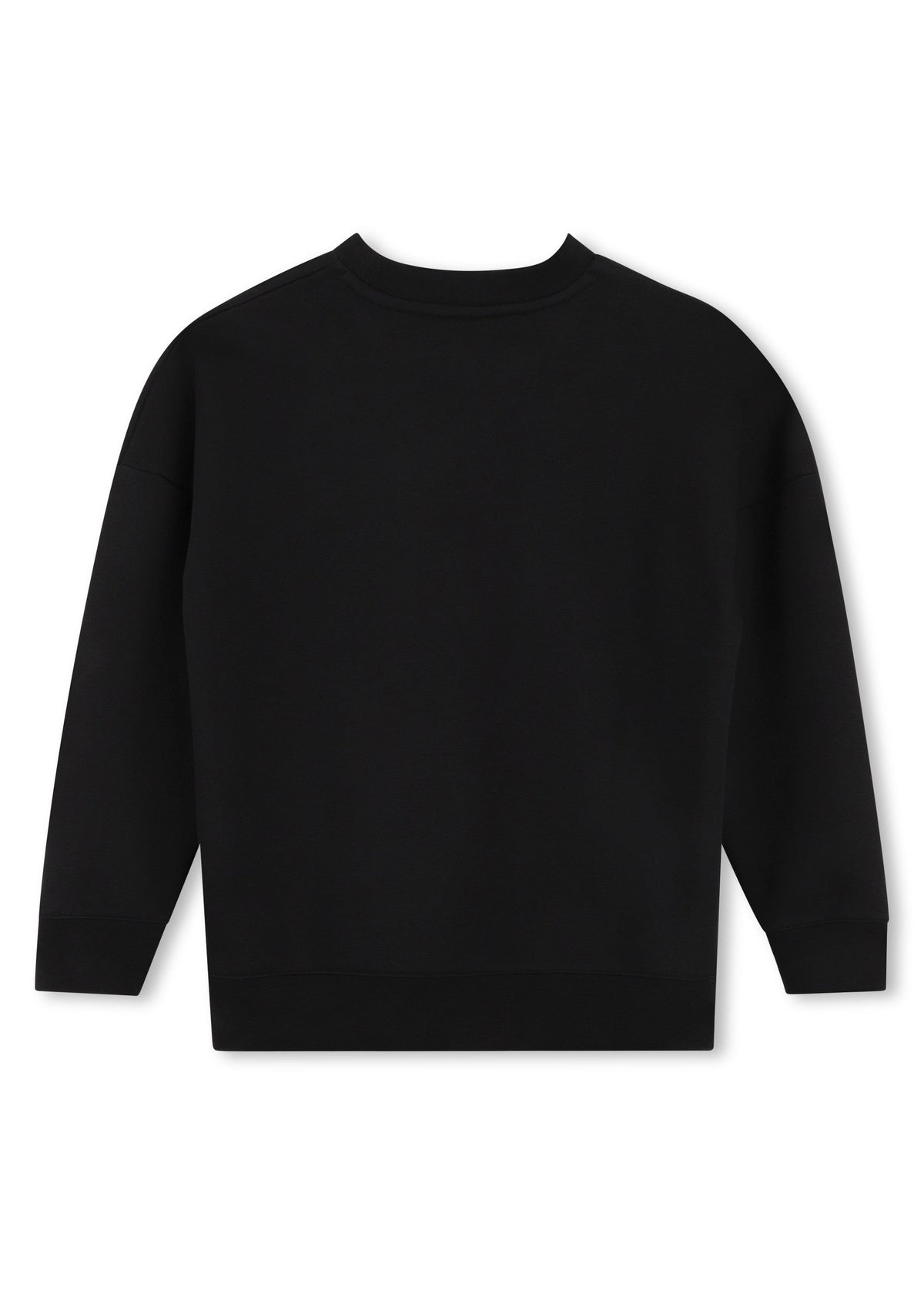 BOSS Kids Felpa girocollo con etichetta logo - Nero