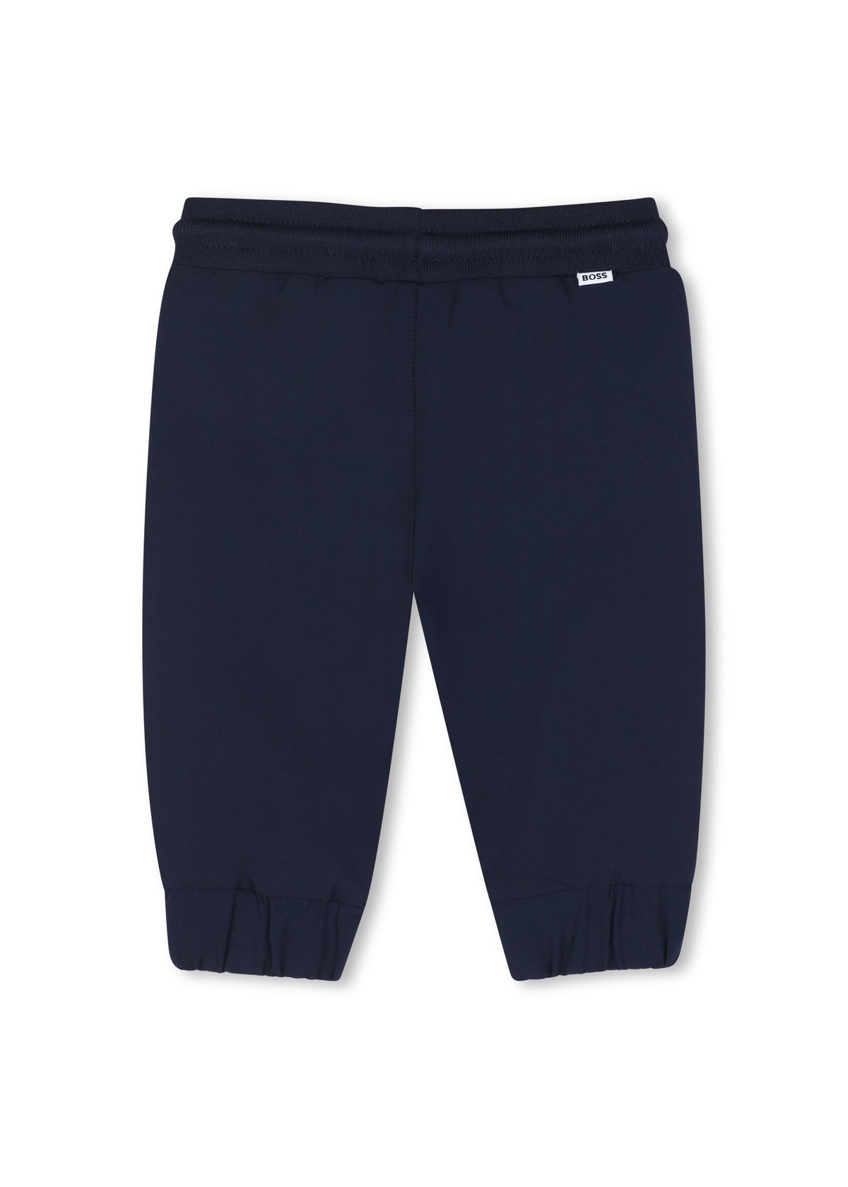 BOSS Kids Pantaloni jogging in satin effetto pesca - Marine