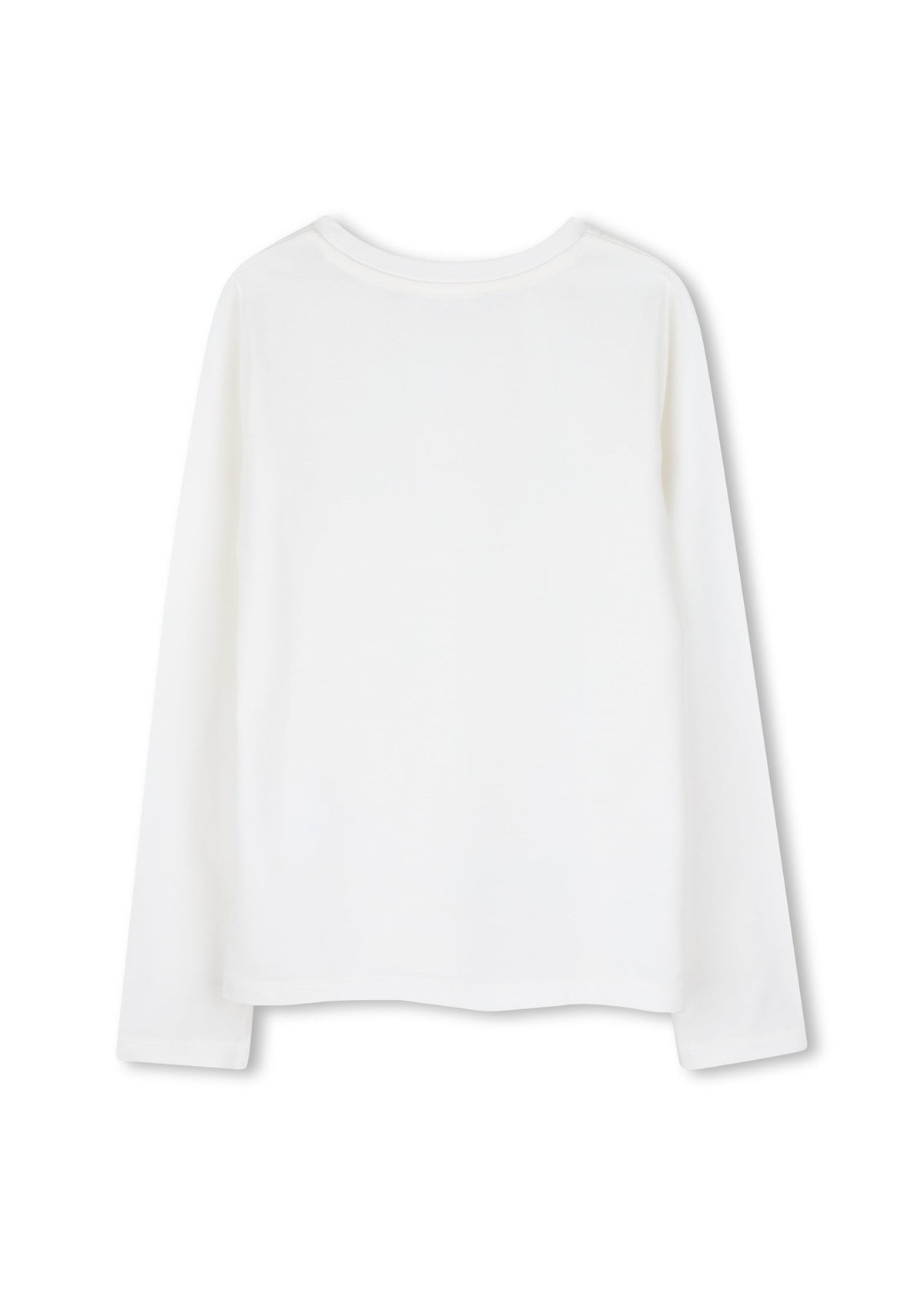 Michael Kors Kids Maglia a maniche lunghe in cotone biologico con stampa Michael Kors - Bianco sporco