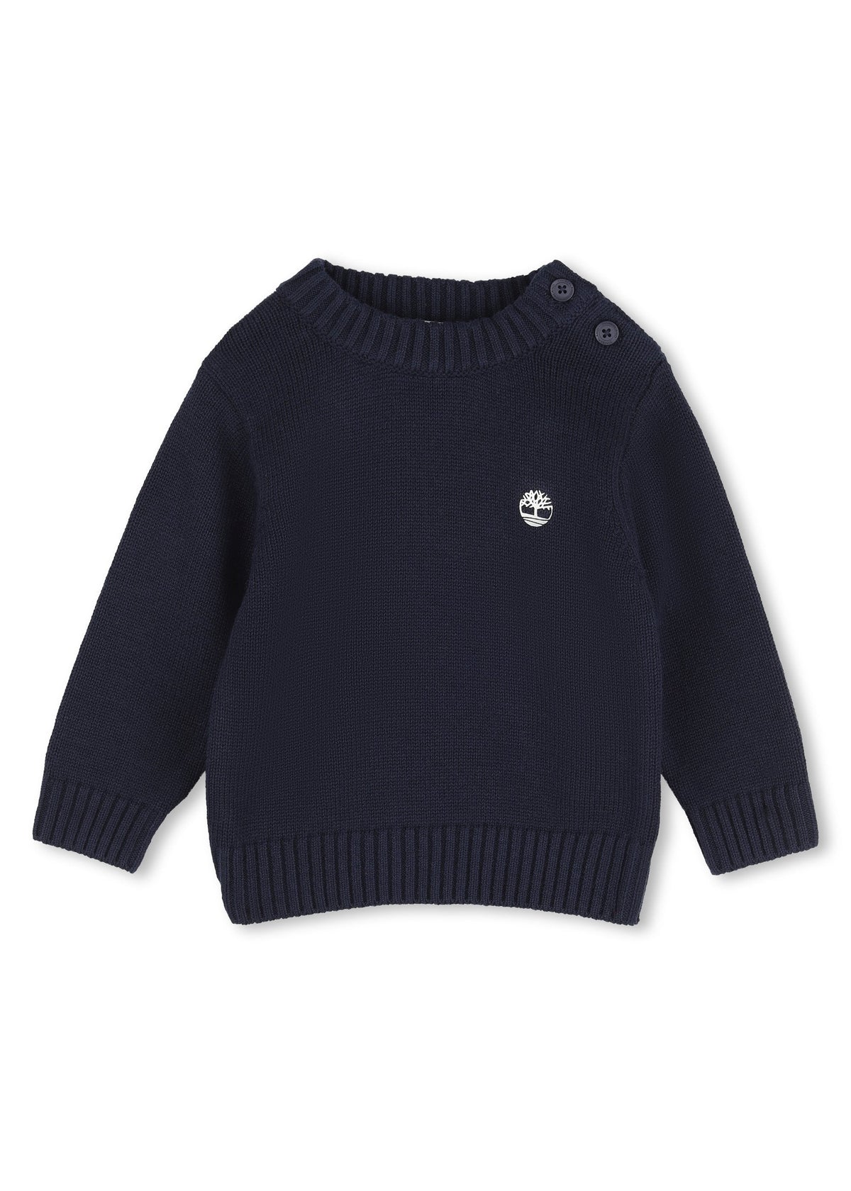 Timberland Kids Maglione in maglia con logo in rilievo - Marine