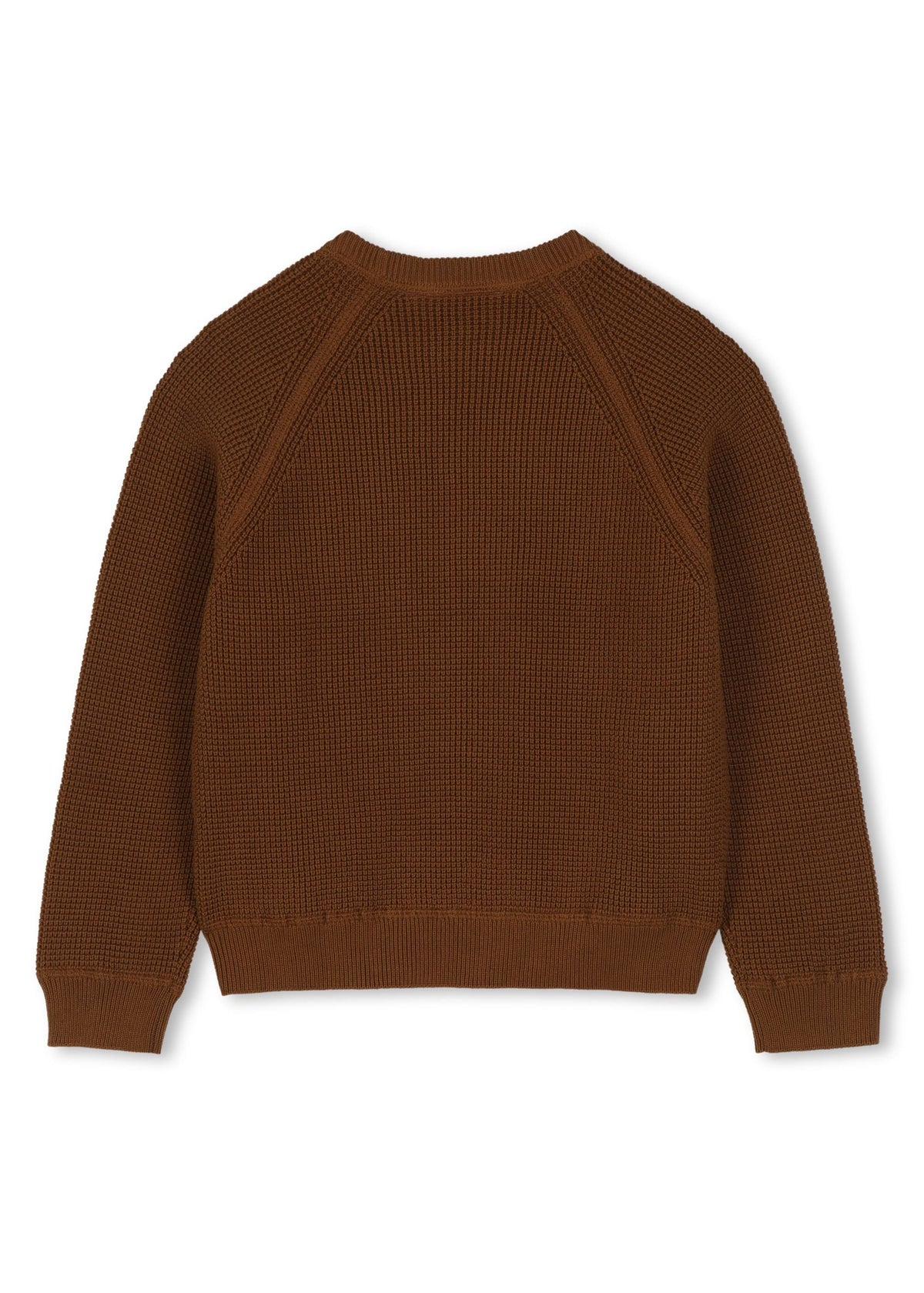 Timberland Kids Maglione in cotone a nido d'ape - Marrone