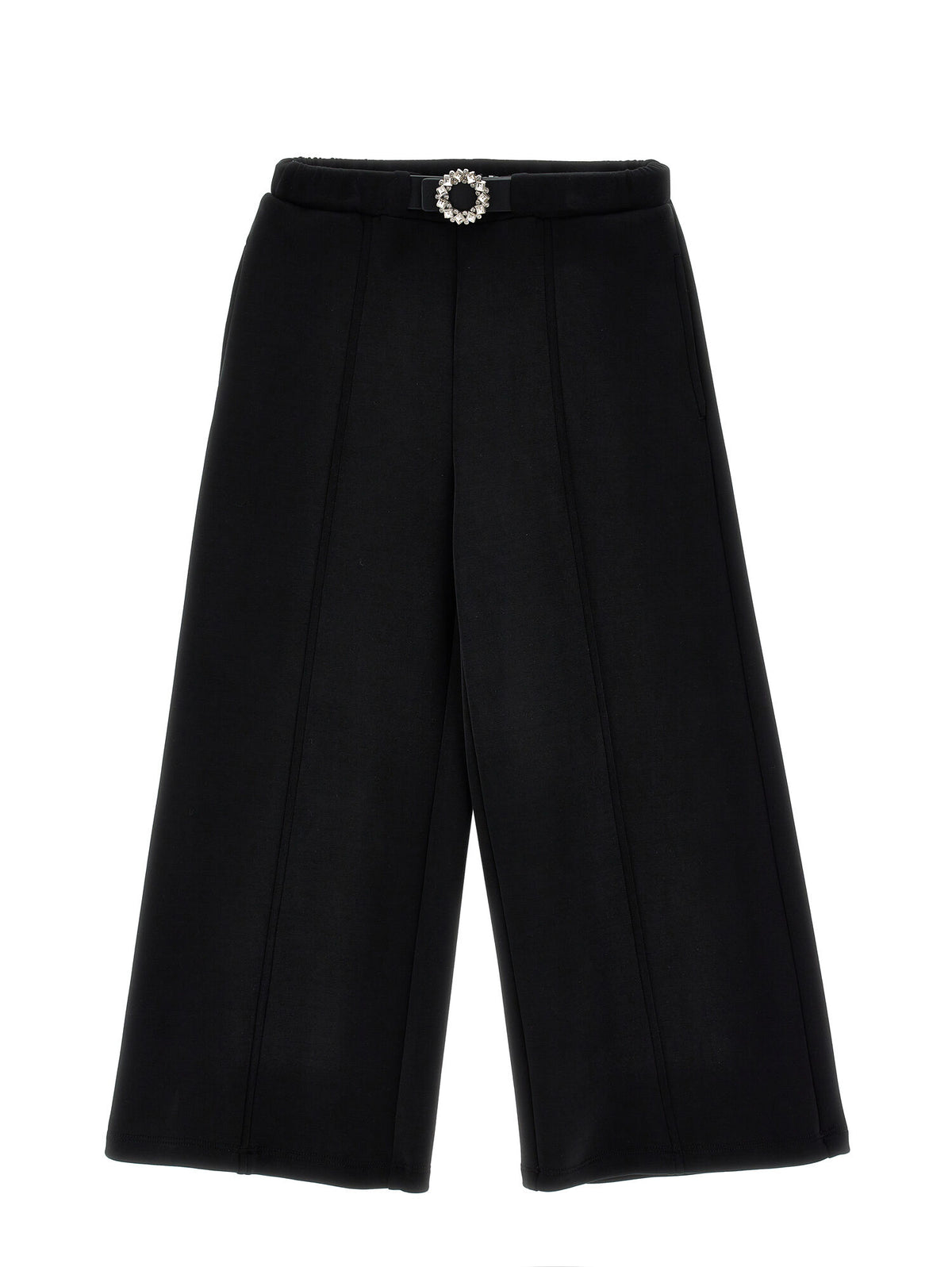 Pantaloni con Cintura Strass