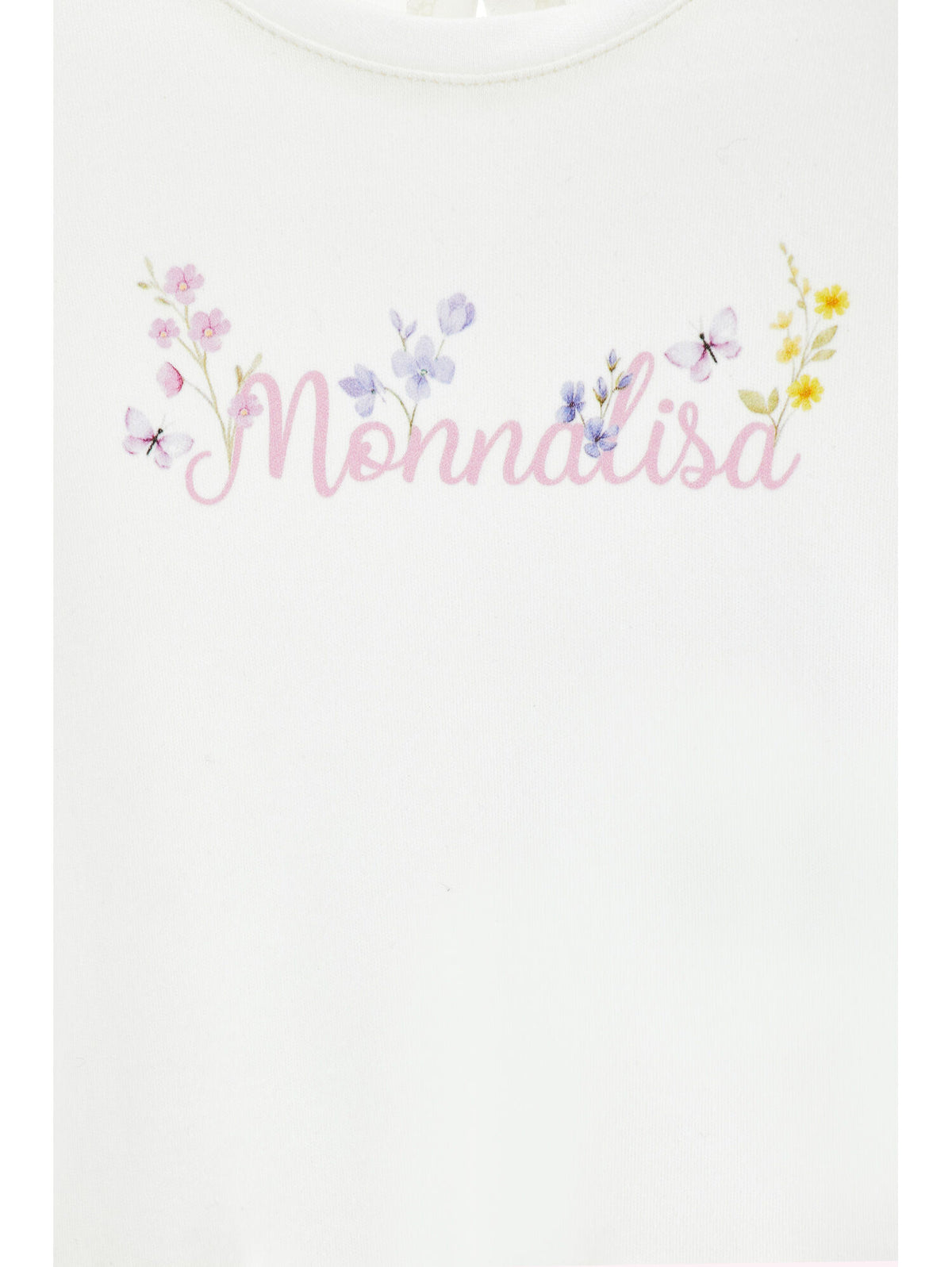 T-shirt Monnalisa floral logo