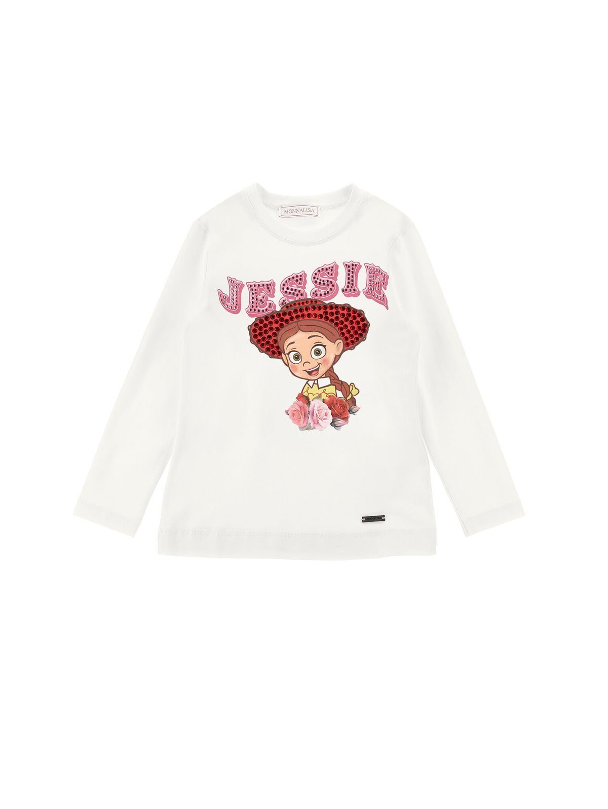 T-shirt Jessie strass Monnalisa