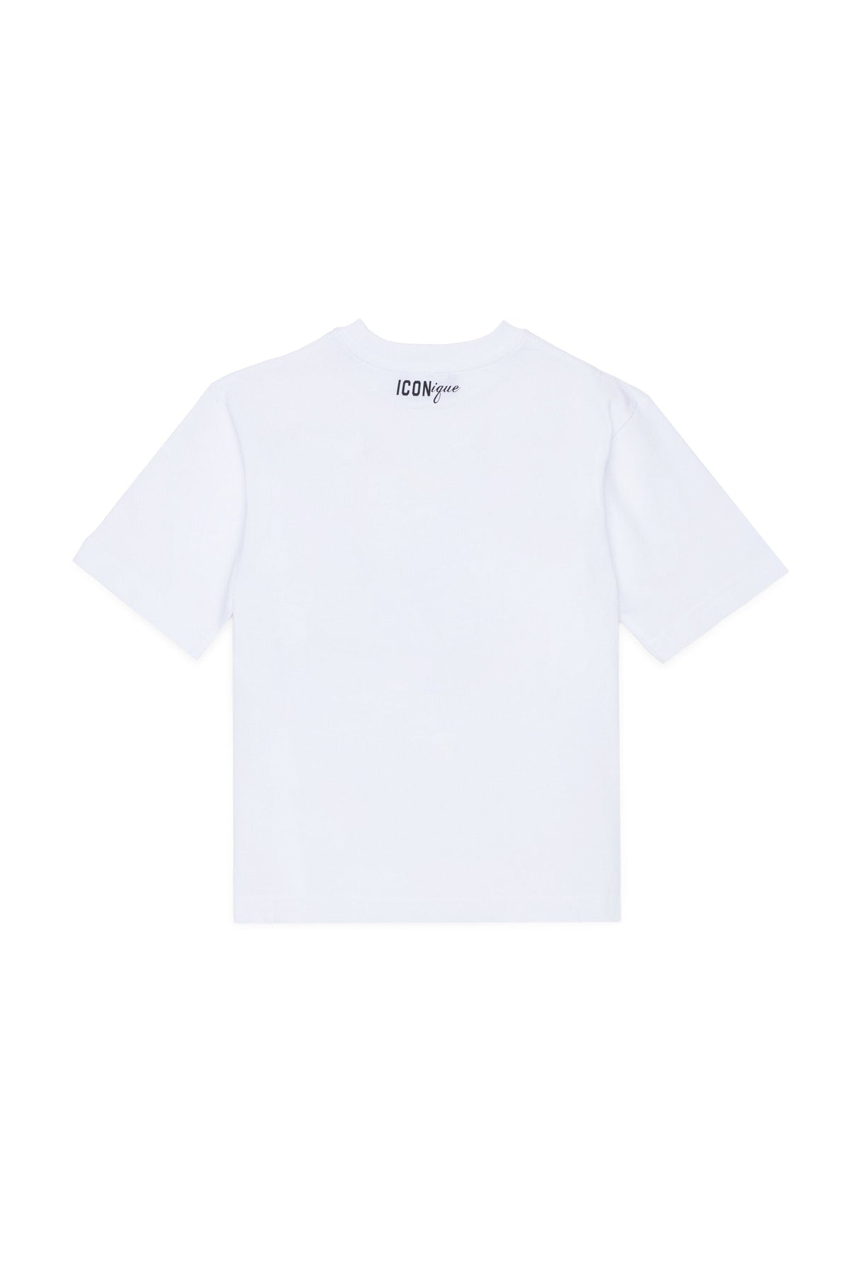T-shirt con stampa e logo