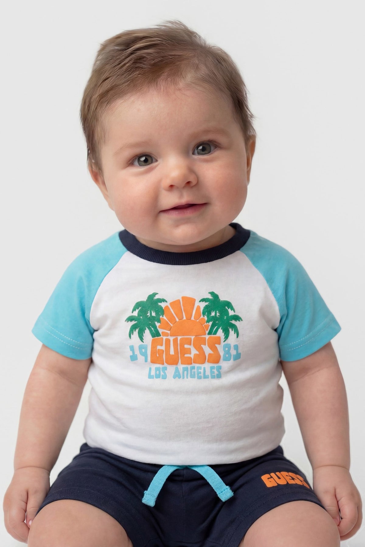 Set t-shirt e shorts in cotone