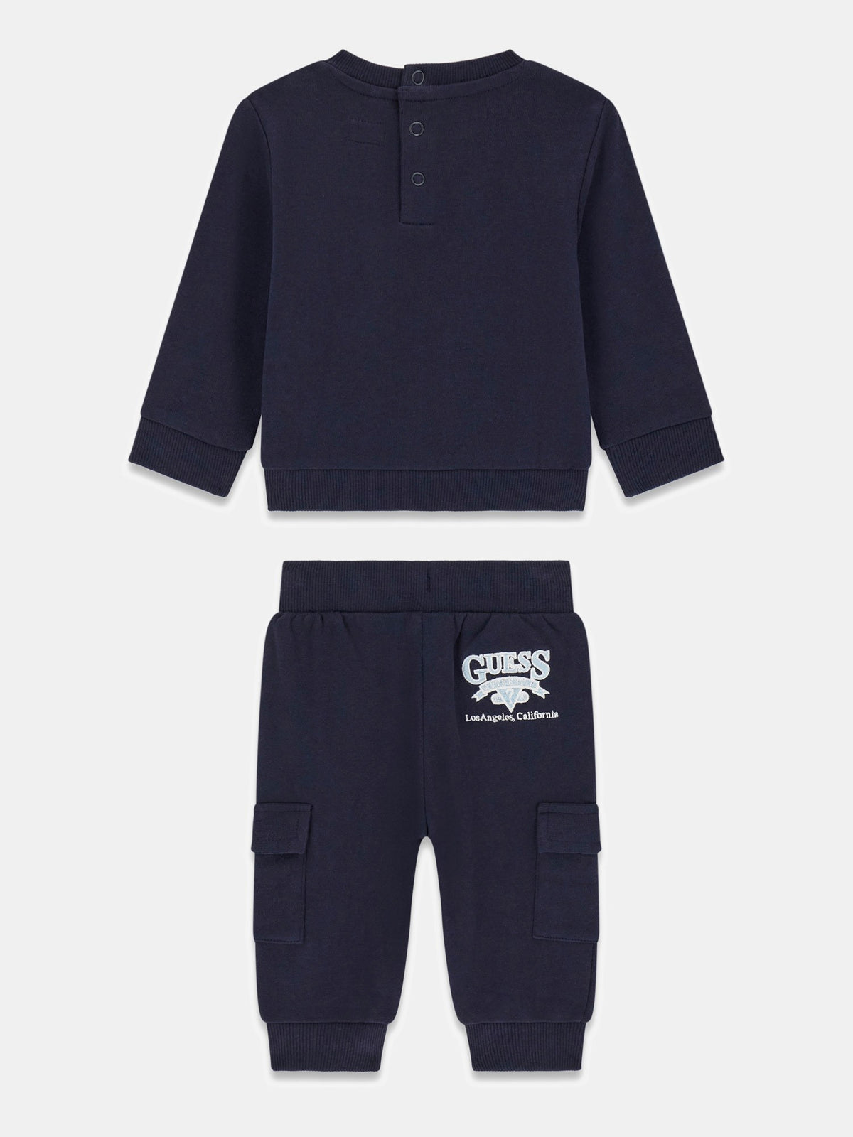 Set felpa e pantaloni con logo stampato