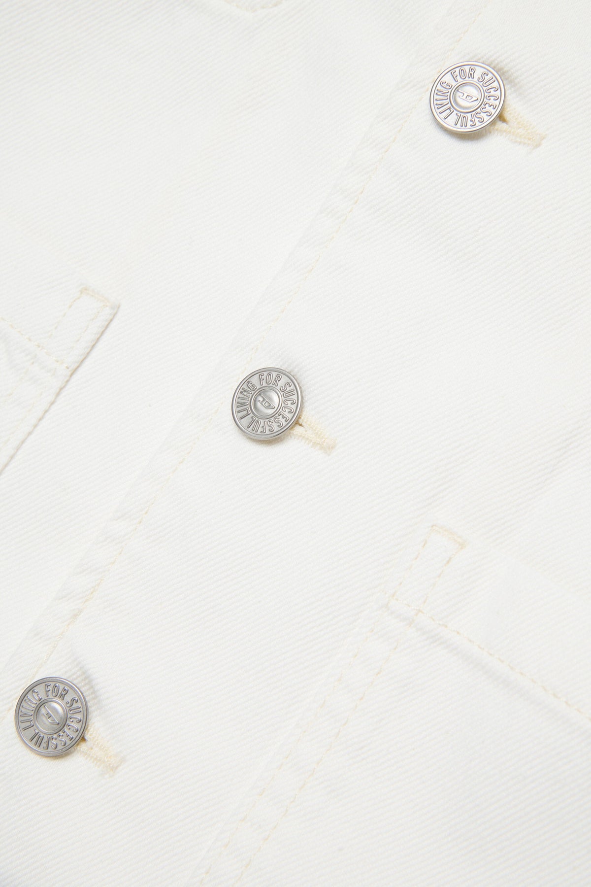 Giacca denim con logo