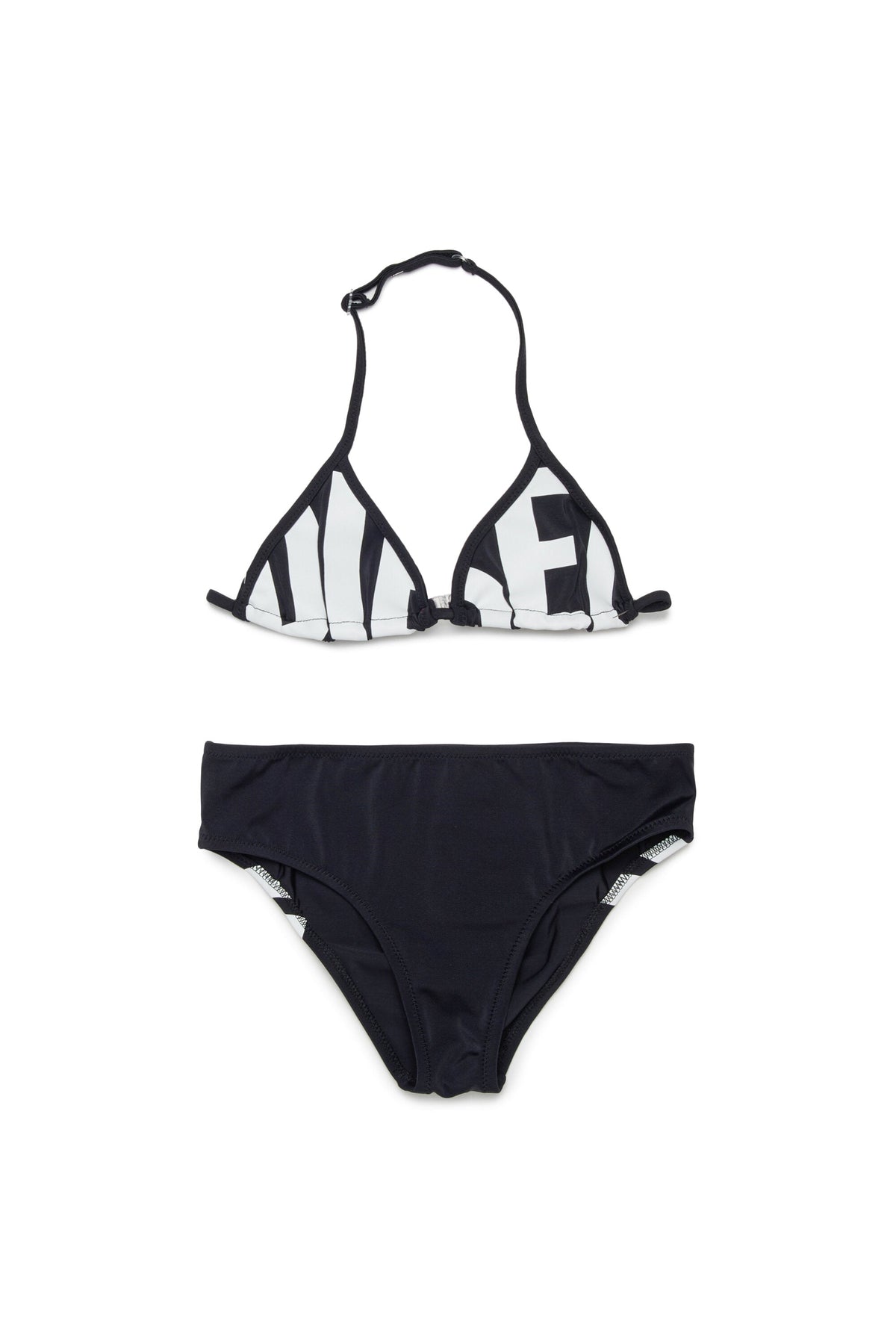 Bikini con logo stampato