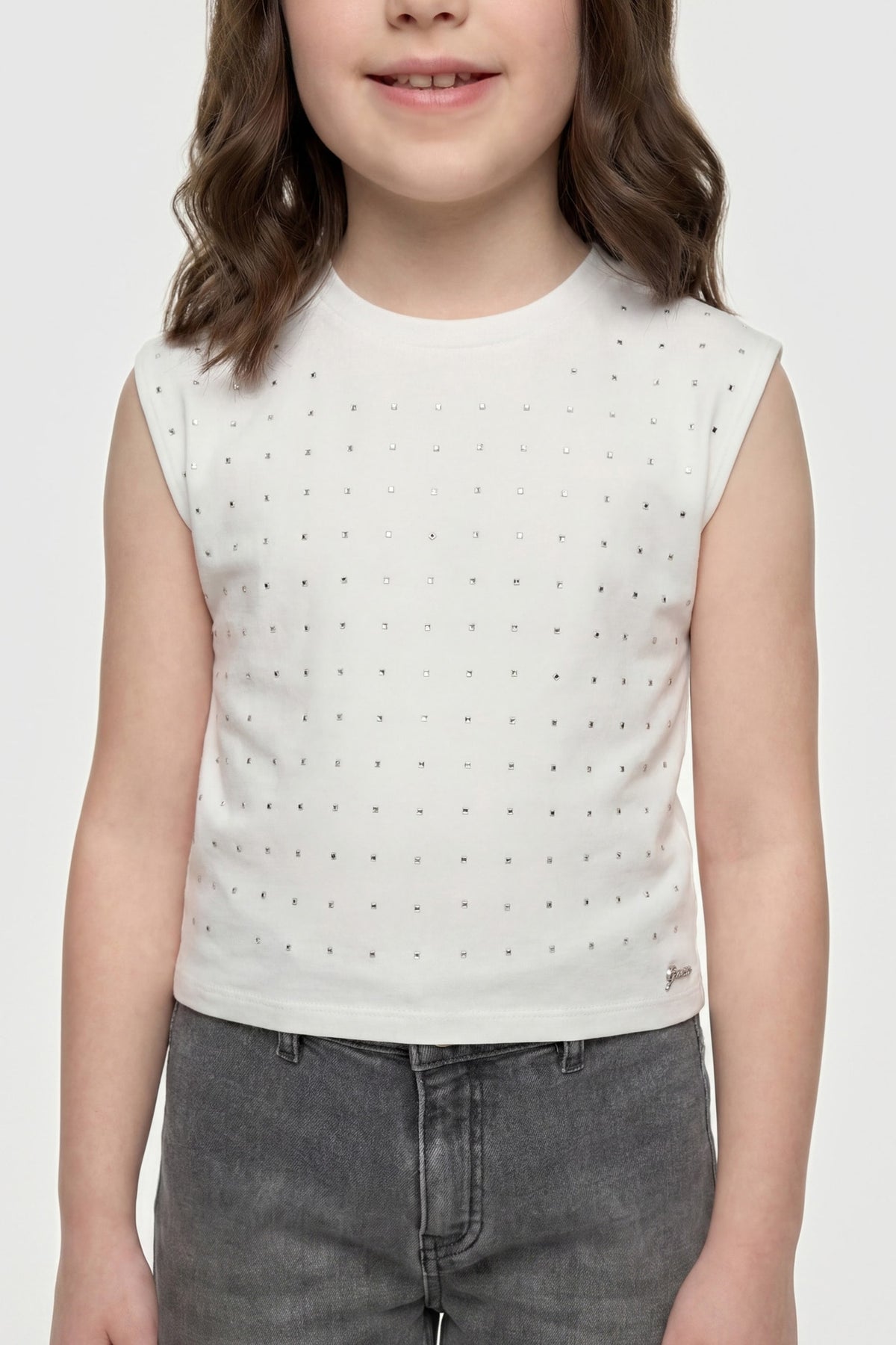 Top con strass
