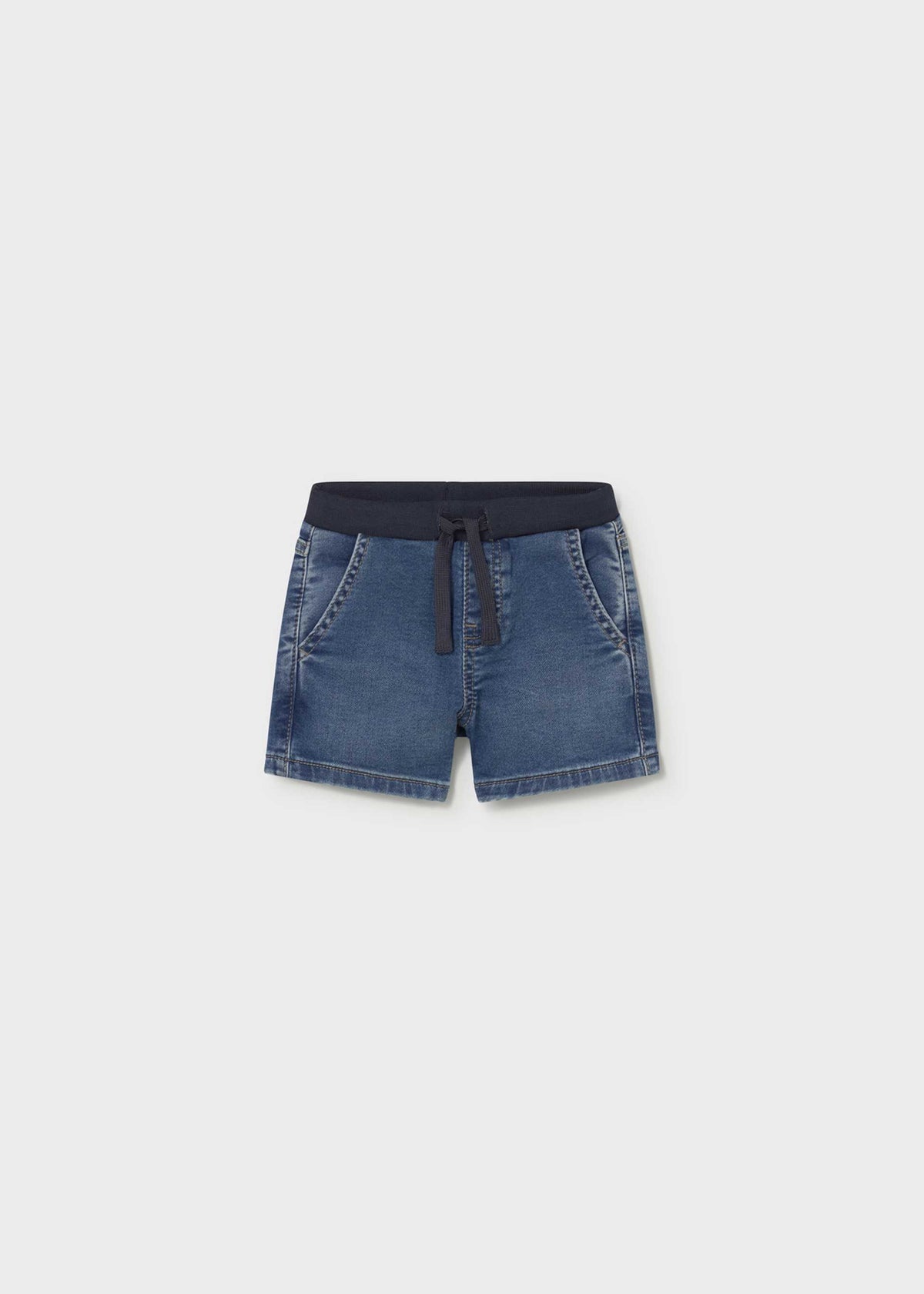 Bermuda jeans cintura elastica neonato
