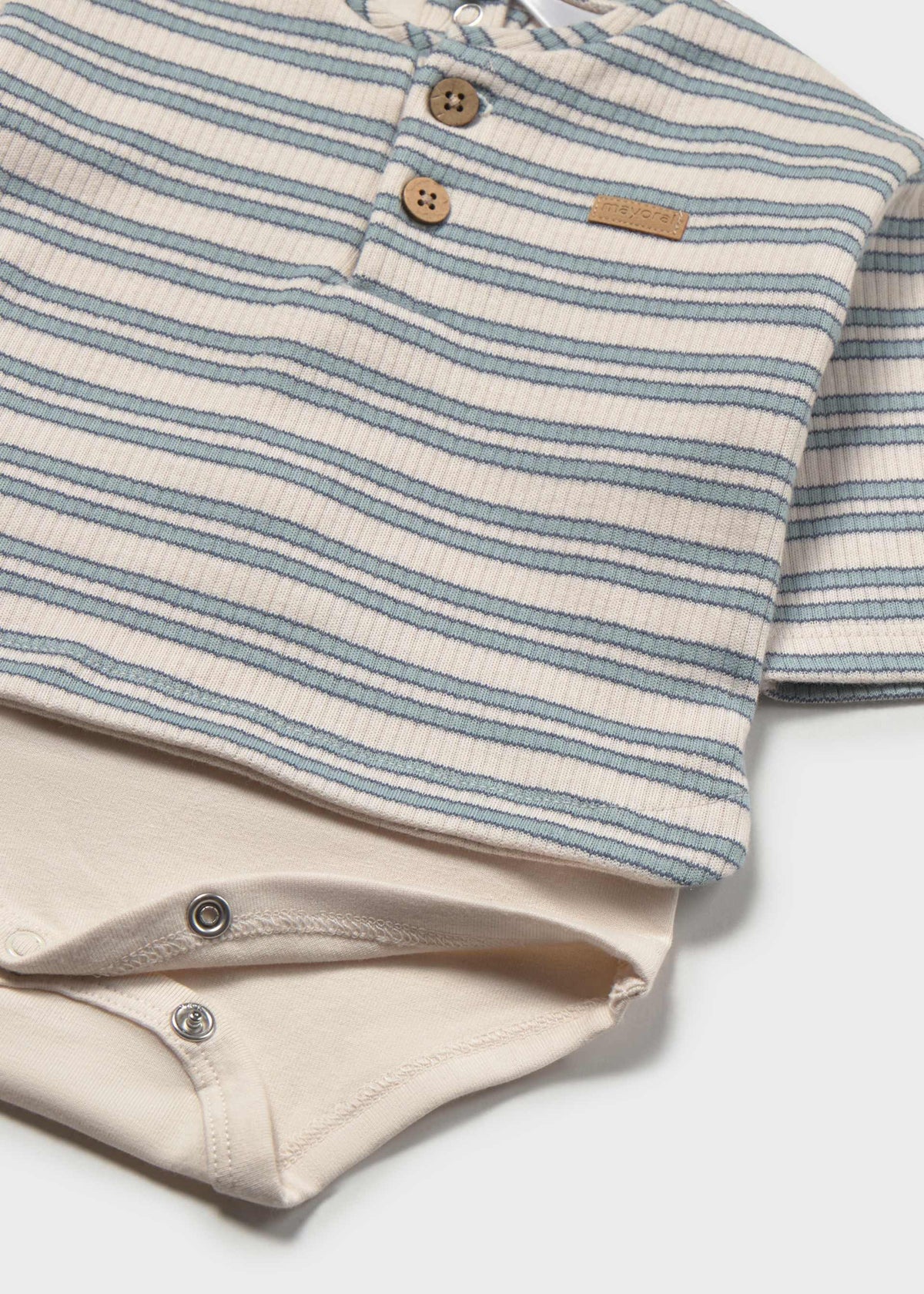 Body righe neonato - Azzurro