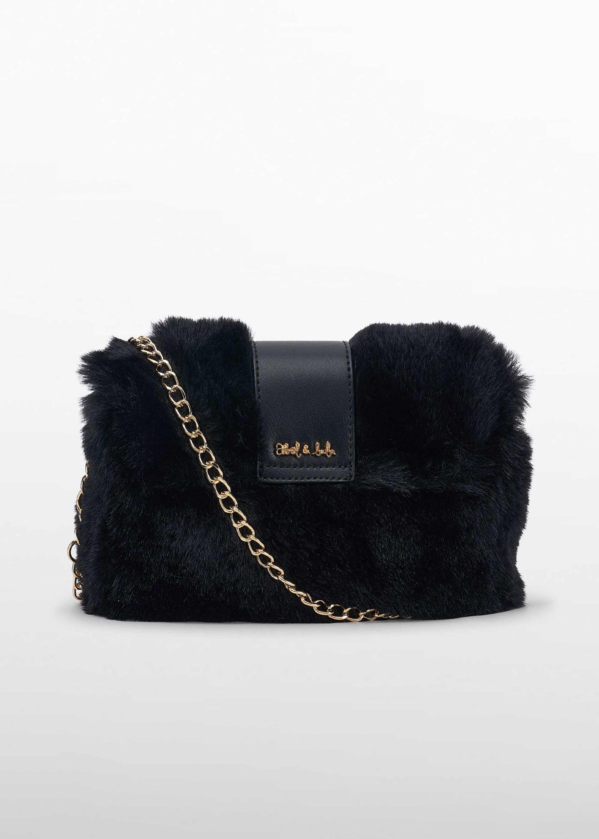 Borsa Pellicciotto Bambina - Nero