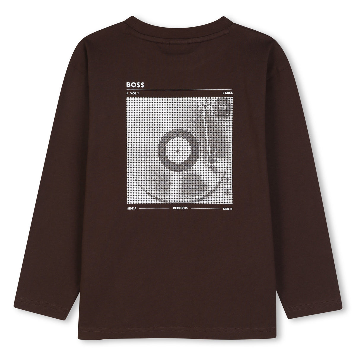 BOSS Kids Maglia a maniche lunghe loose fit con grafica sul retro - Bruno