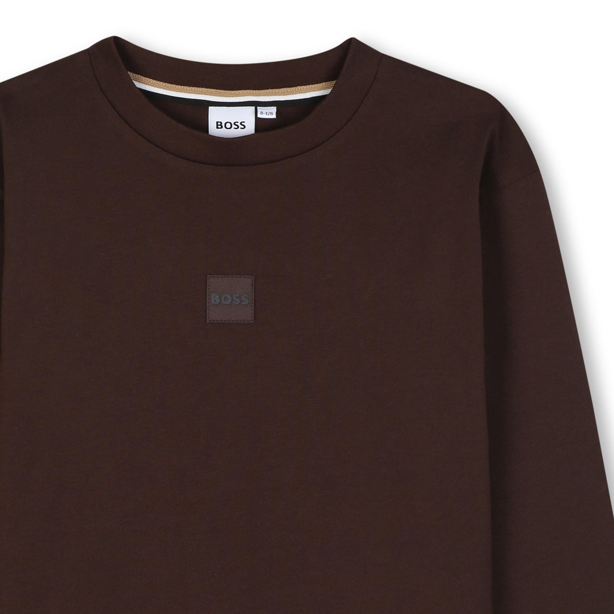 BOSS Kids Maglia a maniche lunghe loose fit con grafica sul retro - Bruno