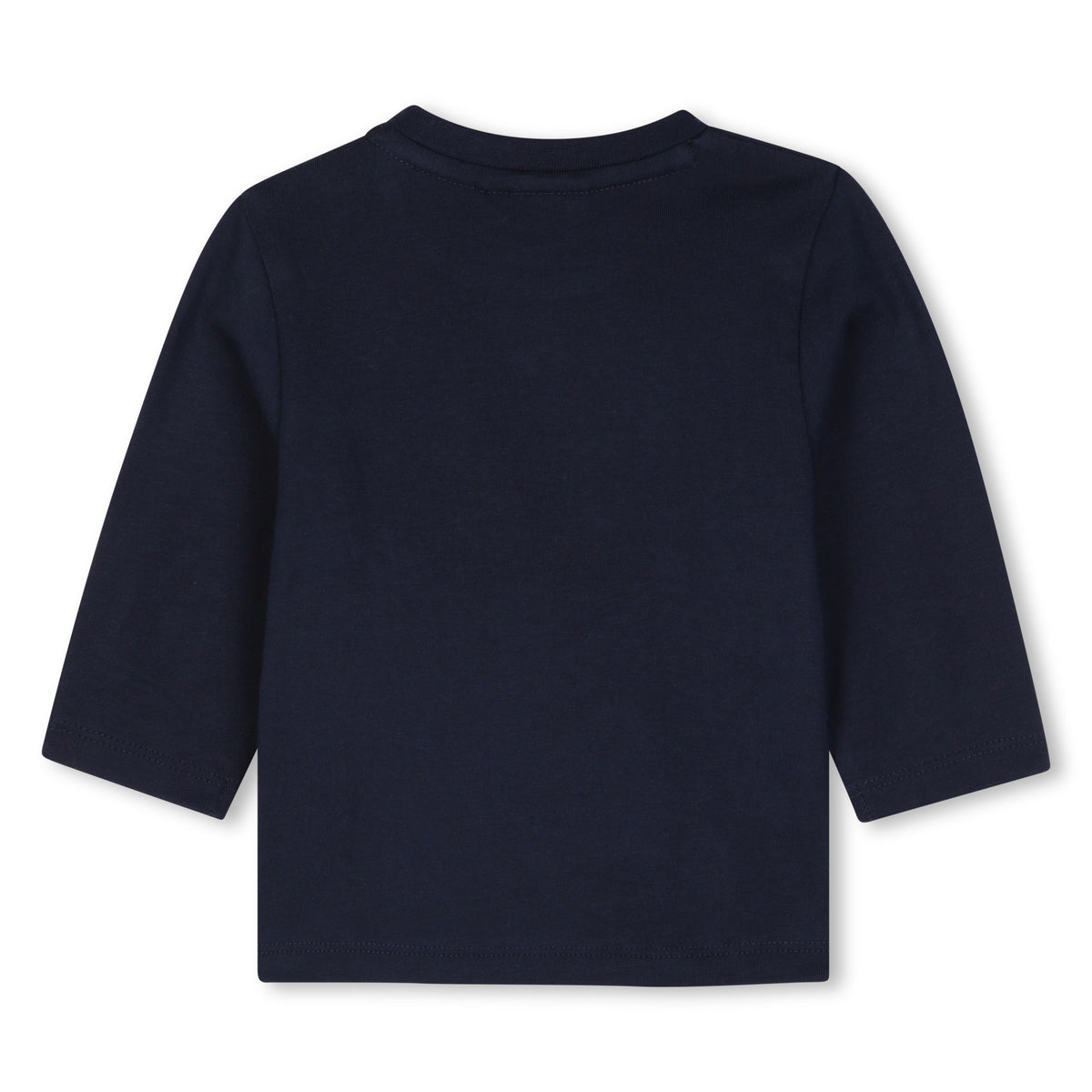 BOSS Kids Maglia a maniche lunghe con logo in rilievo - Marine