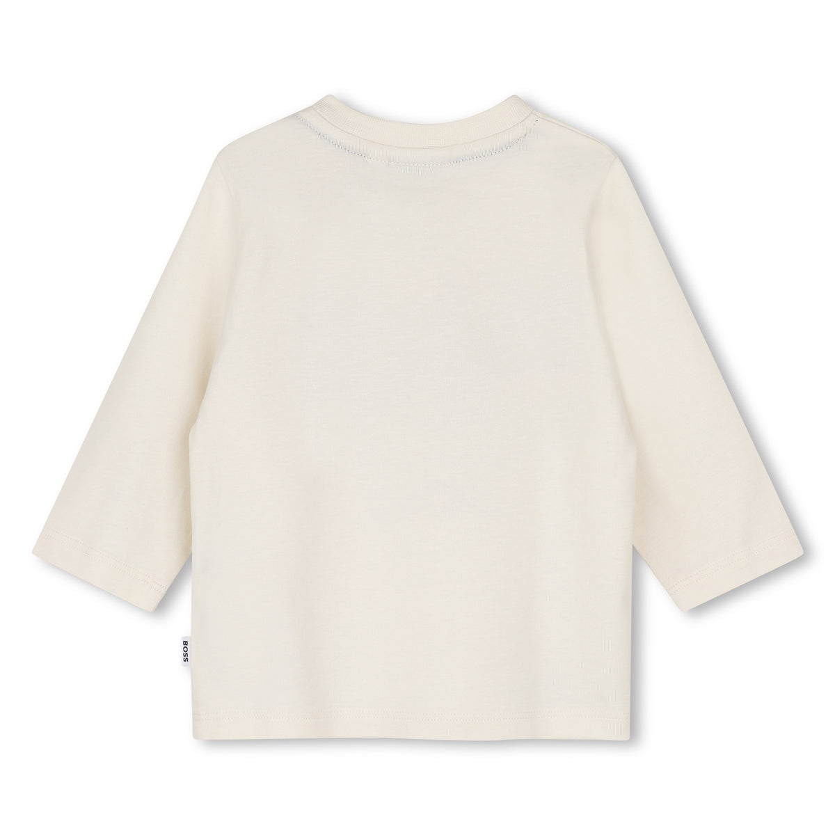 BOSS Kids Maglia a maniche lunghe con stampa grafica - Avorio