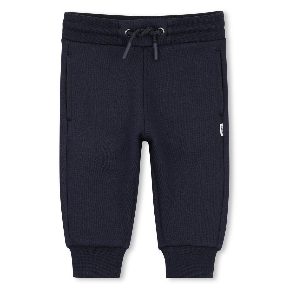 BOSS Kids Tuta con felpa con cappuccio e ricamo Double B - Marine