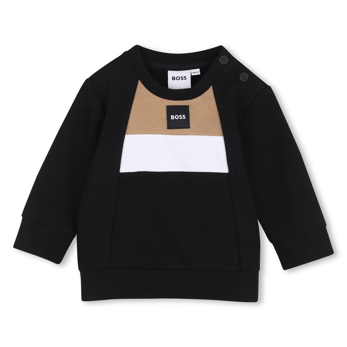 BOSS Kids Set felpa e pantaloni in cotone - Nero