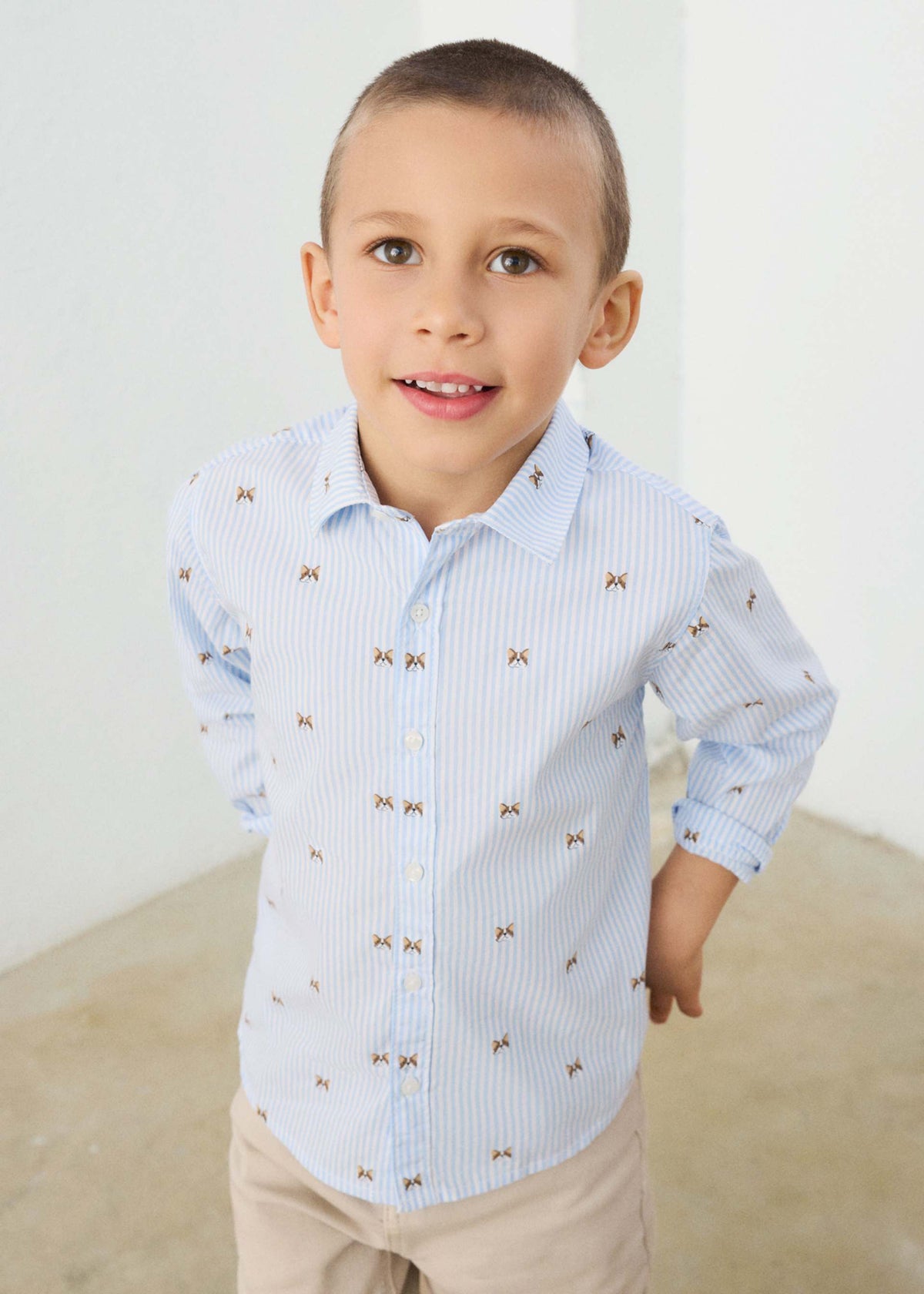 Camicia stampata bambino - Cagnolini