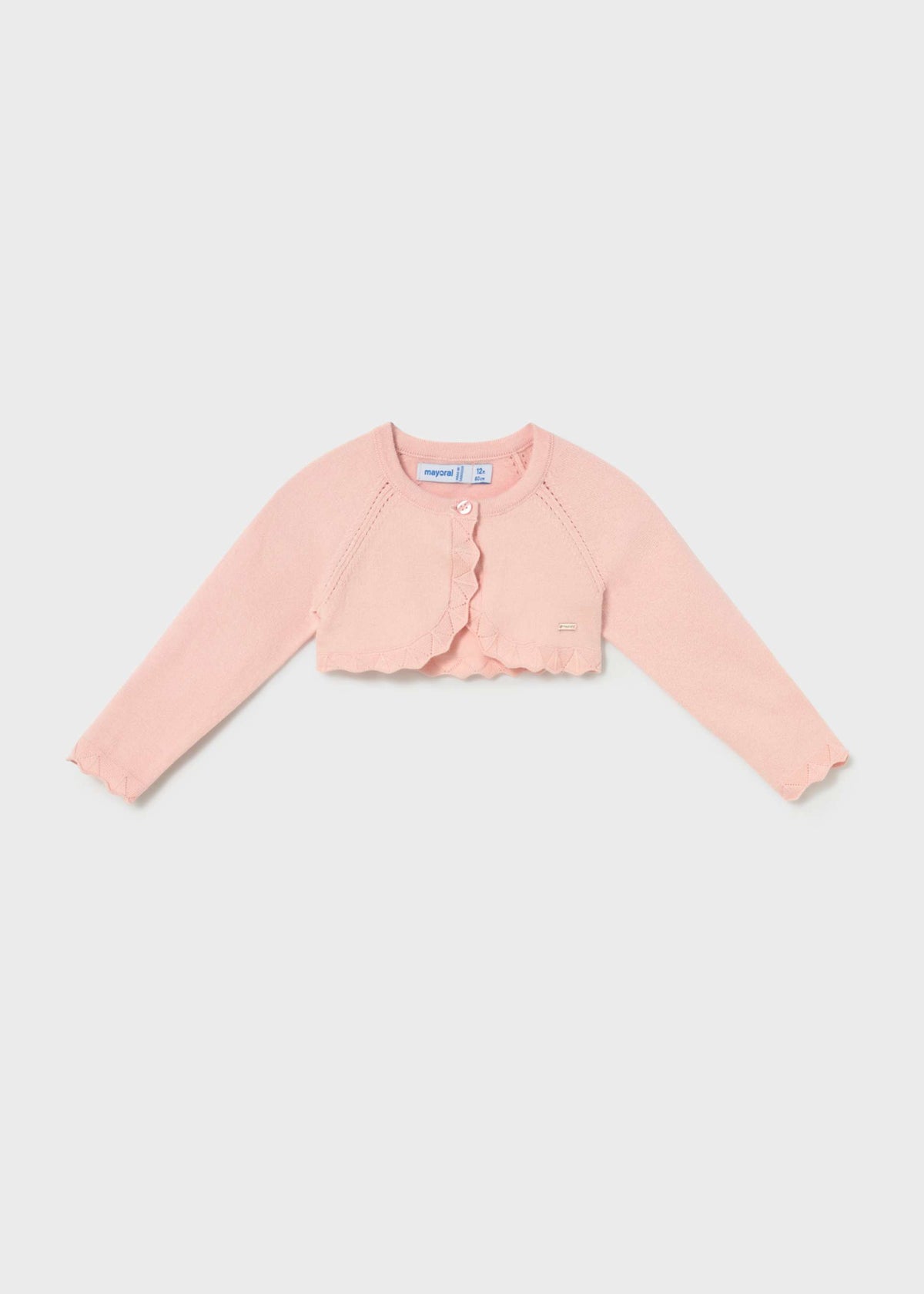 Cardigan bolero basic tricot neonata