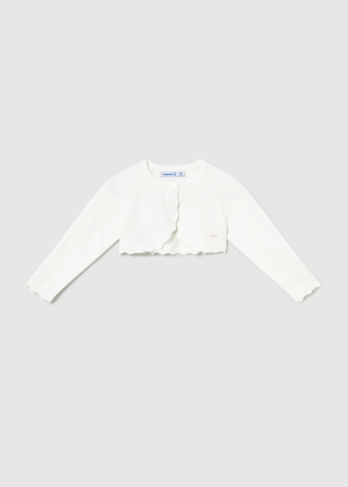 Cardigan bolero basic tricot neonata