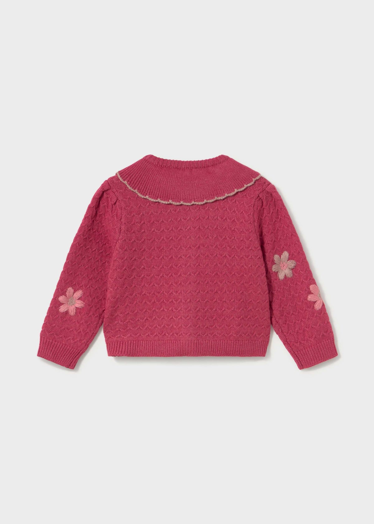 Cardigan in maglia fiori bimba - Mezcla