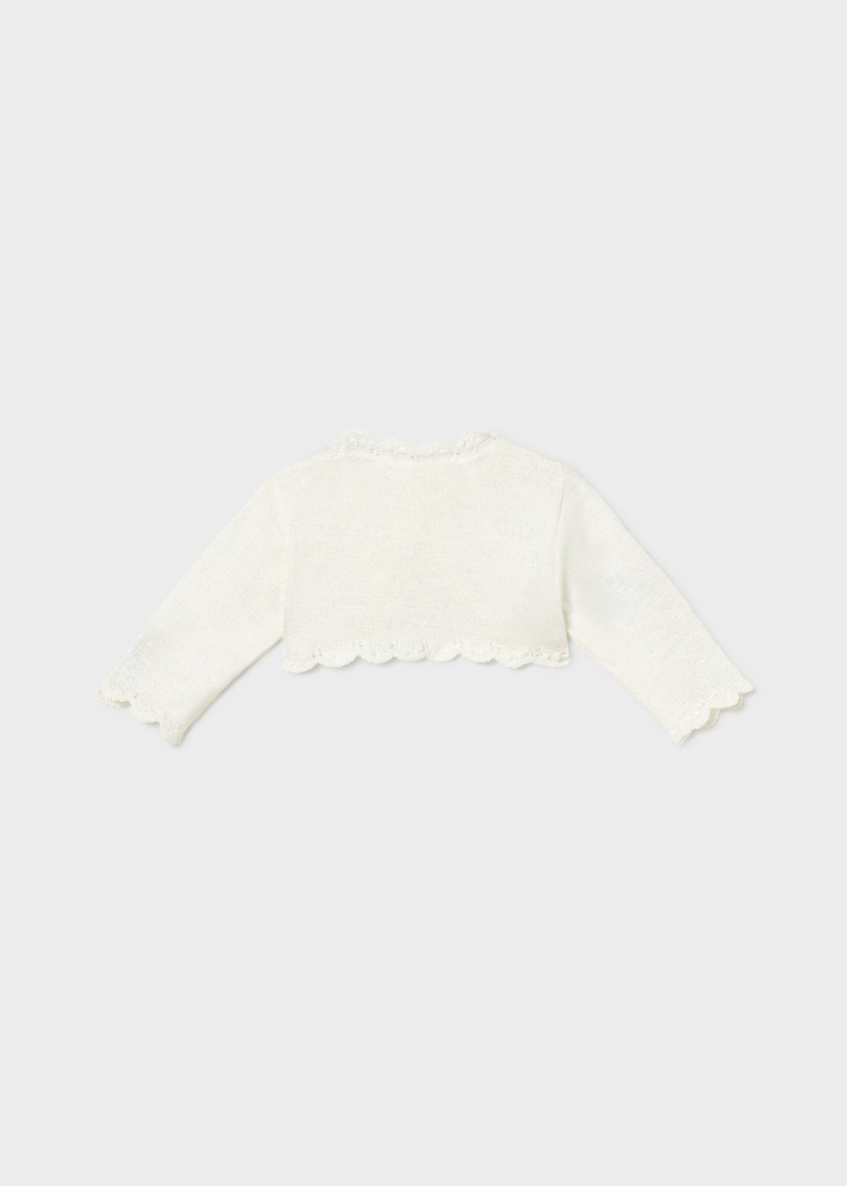 Cardigan tricot cerimonia neonata - Ecru