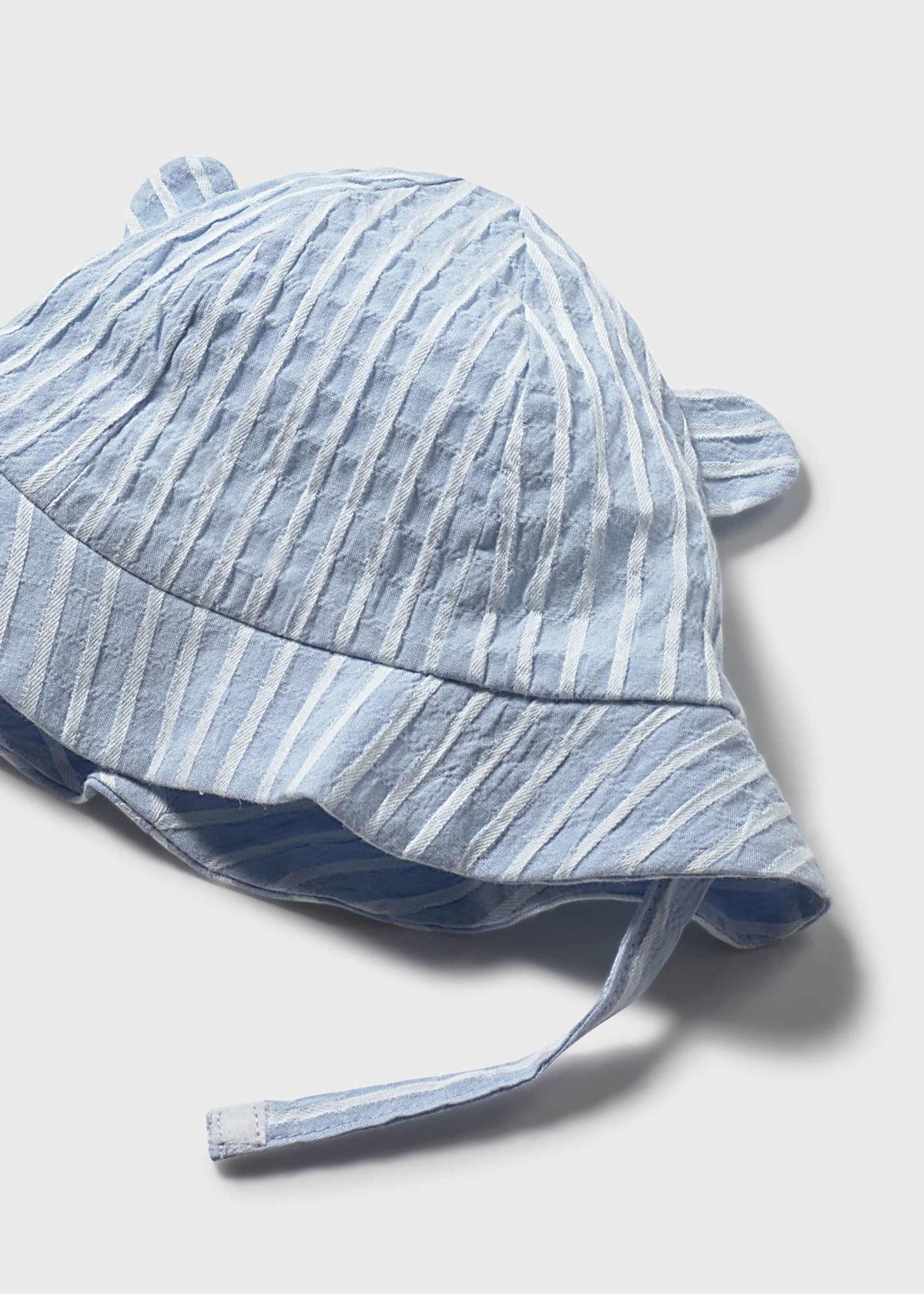 Completo 3 pezzi con cappello con orecchie neonato - Cielo
