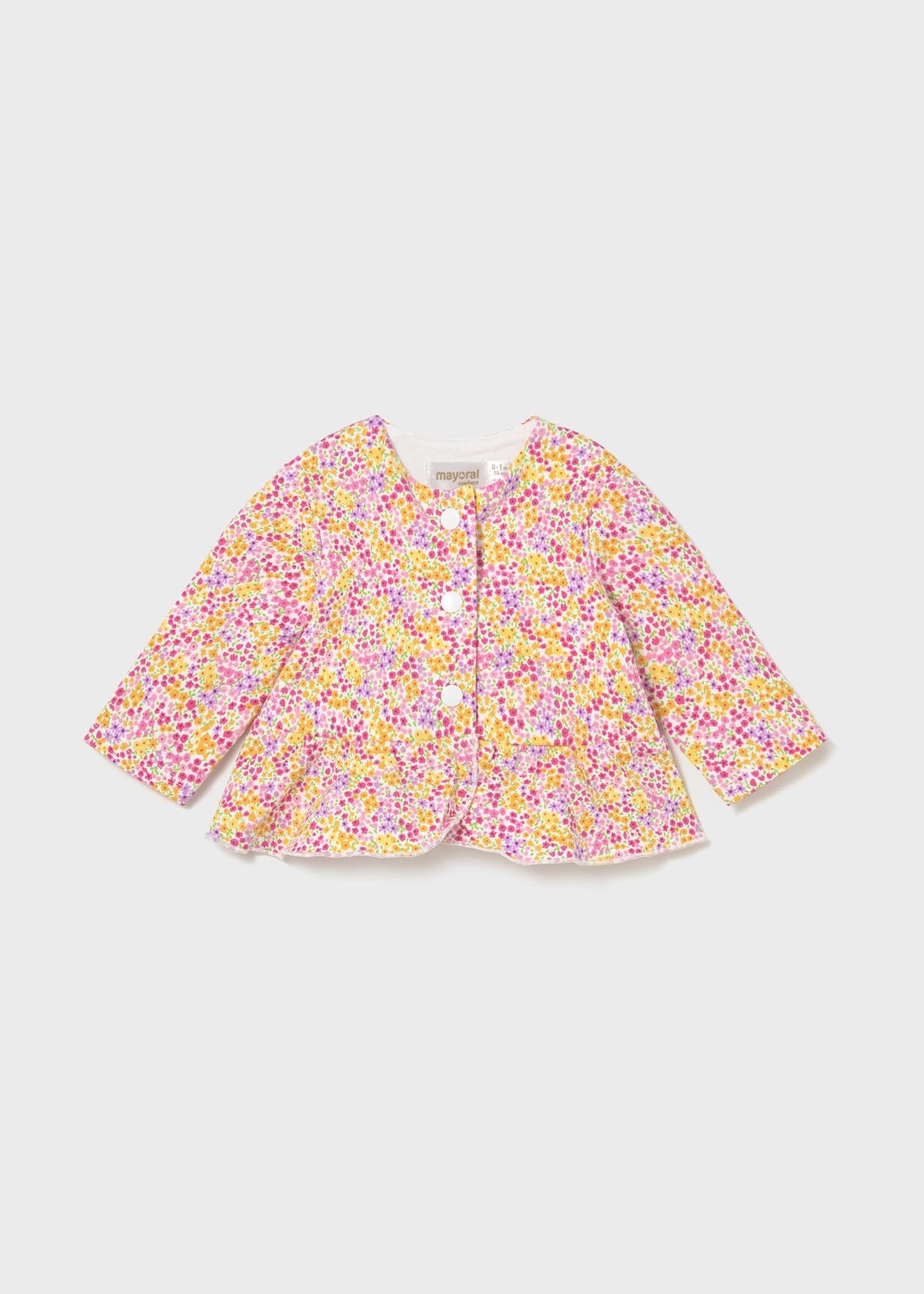 Completo 3 pezzi con giacca neonata - Papavero