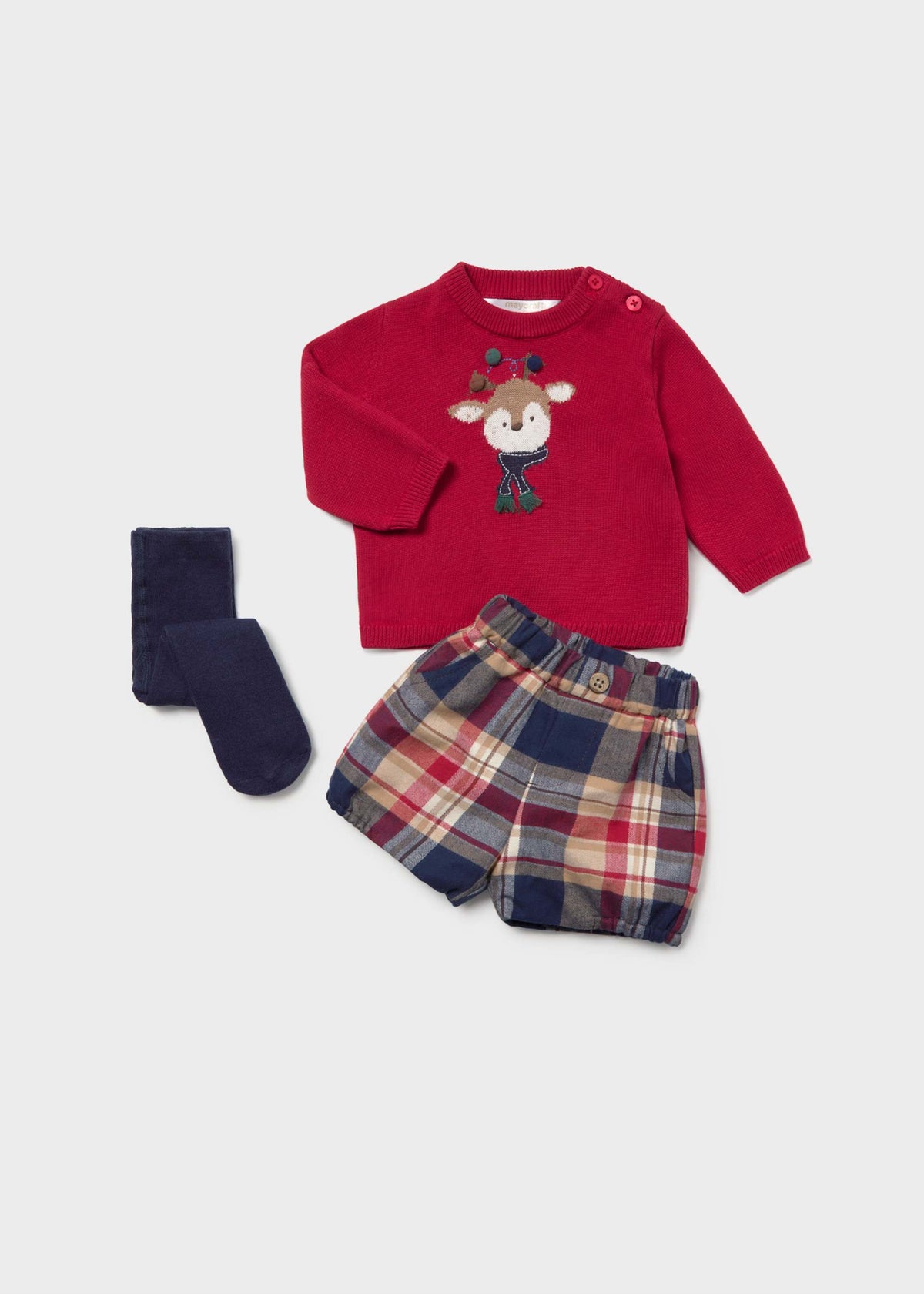 Completo 3 pezzi neonato - Red