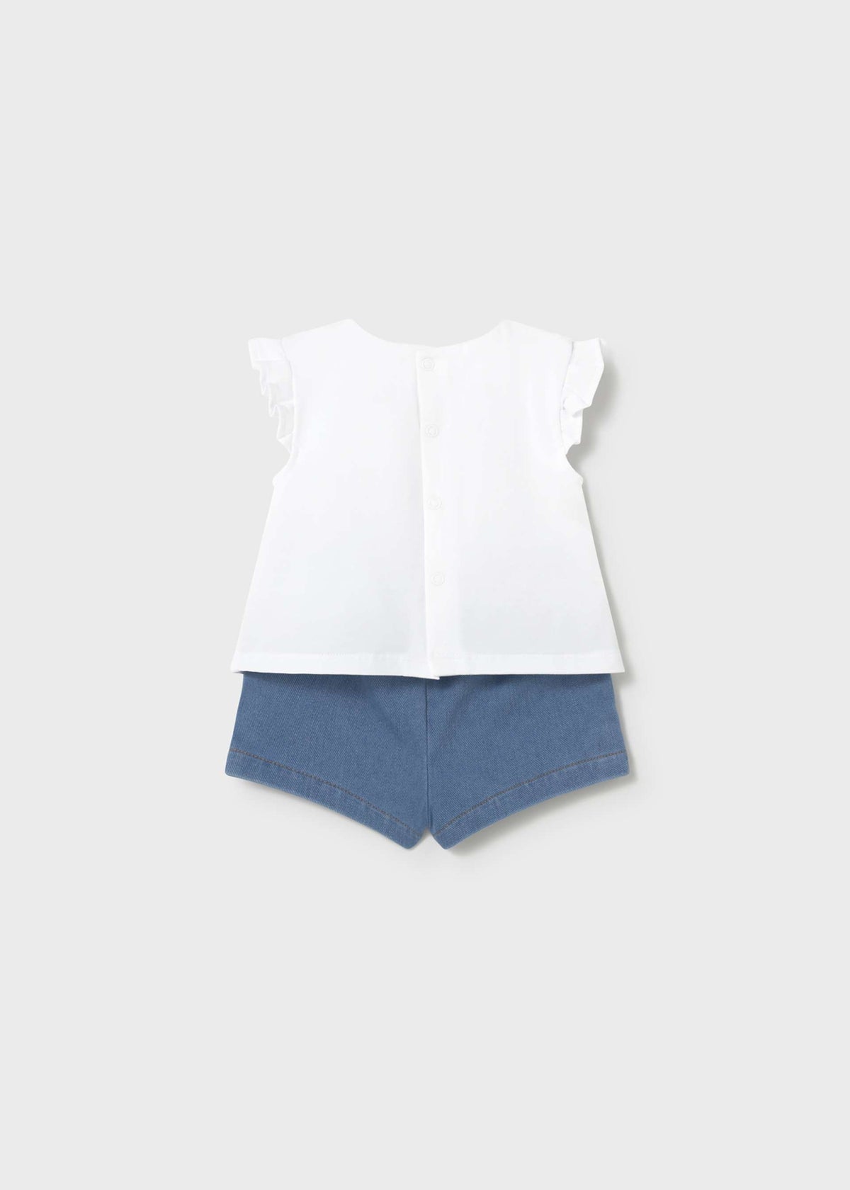 Completo 4 pezzi neonata - Rosso