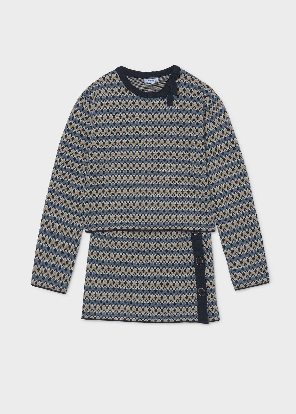 Completo gonna e maglione ragazza - Notte