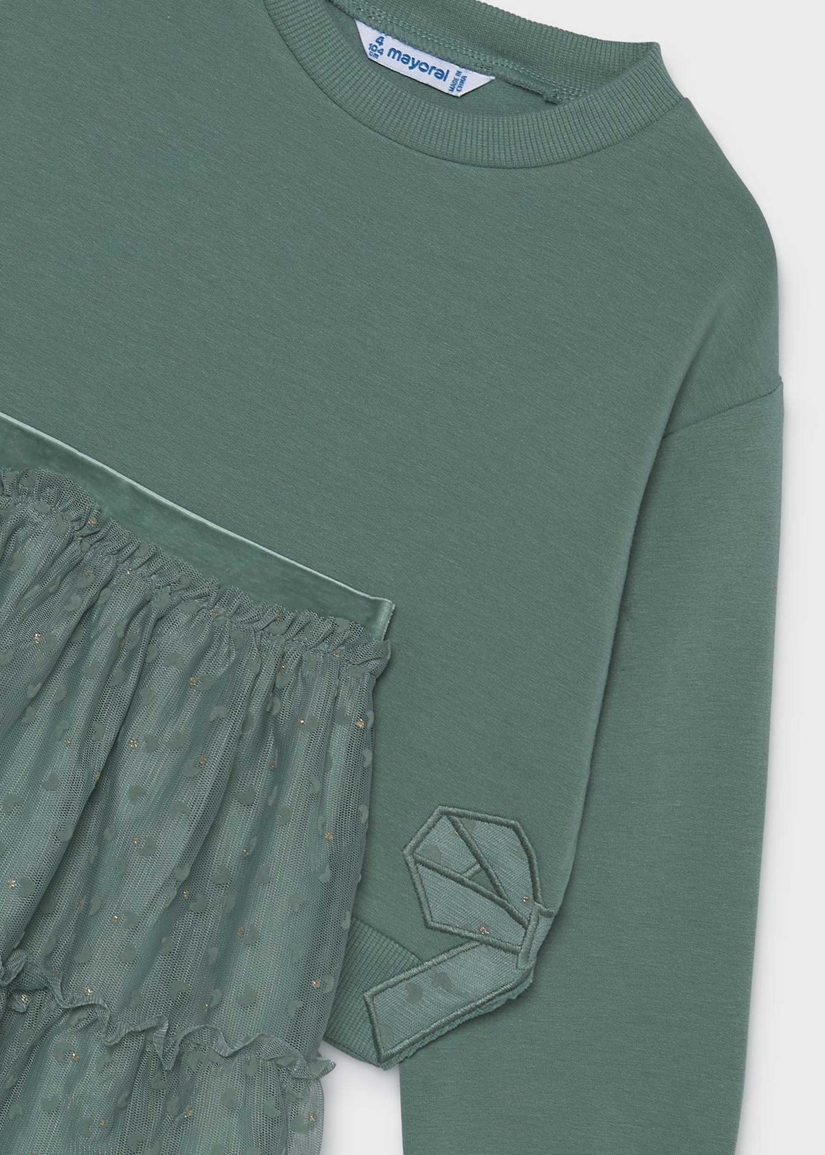 Completo gonna tulle e felpa bambina - Laurel