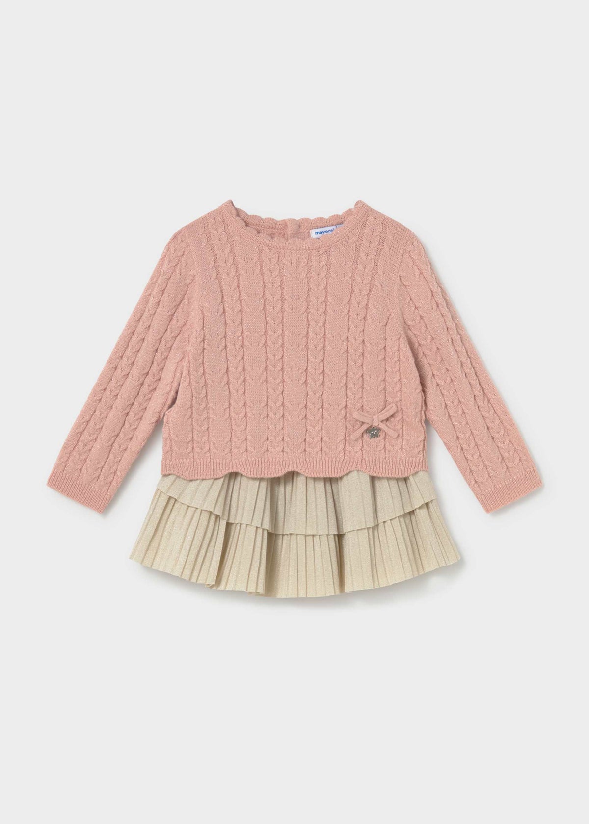 Completo gonna volant e maglione neonata - Petisui