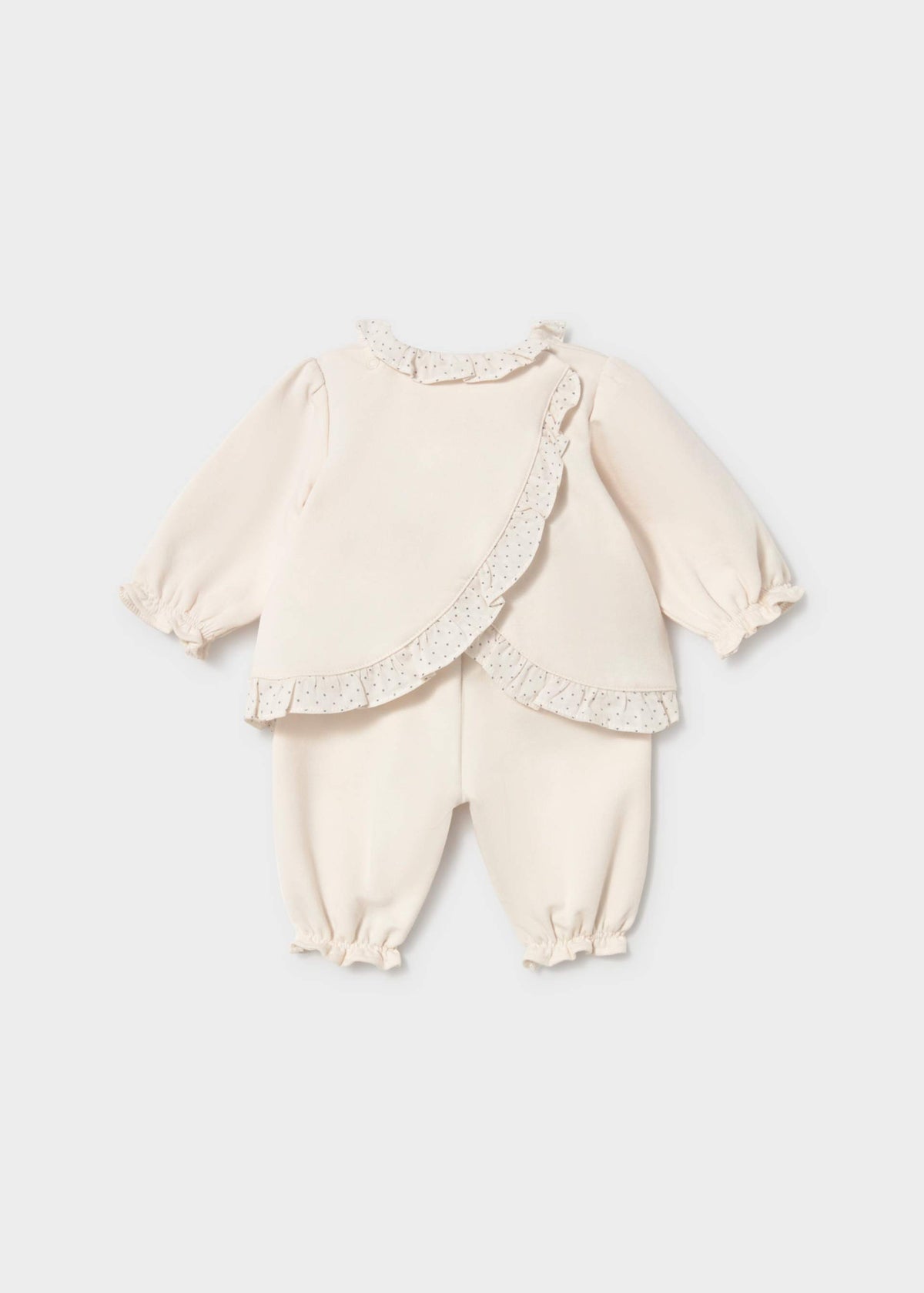 Completo maglietta e pantalone neonato - Ceramica