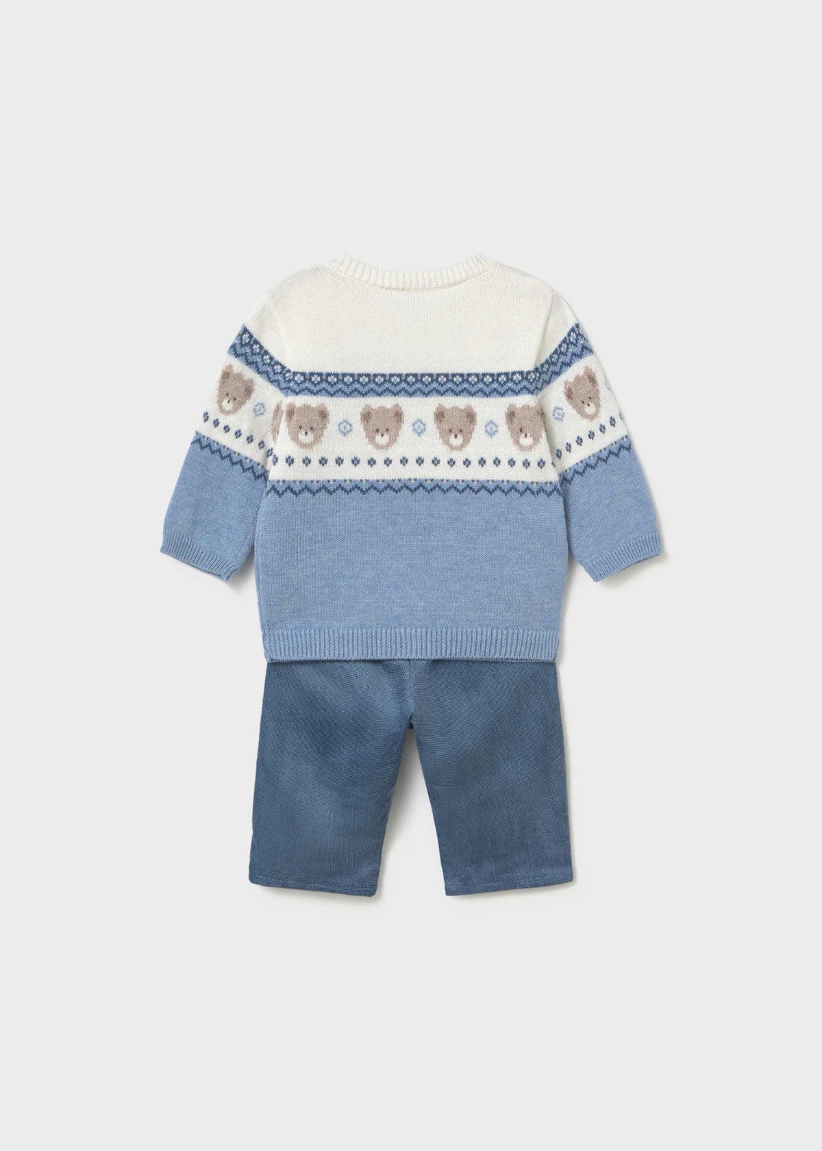 Completo pantalone e maglione animali neonato - Pioggia